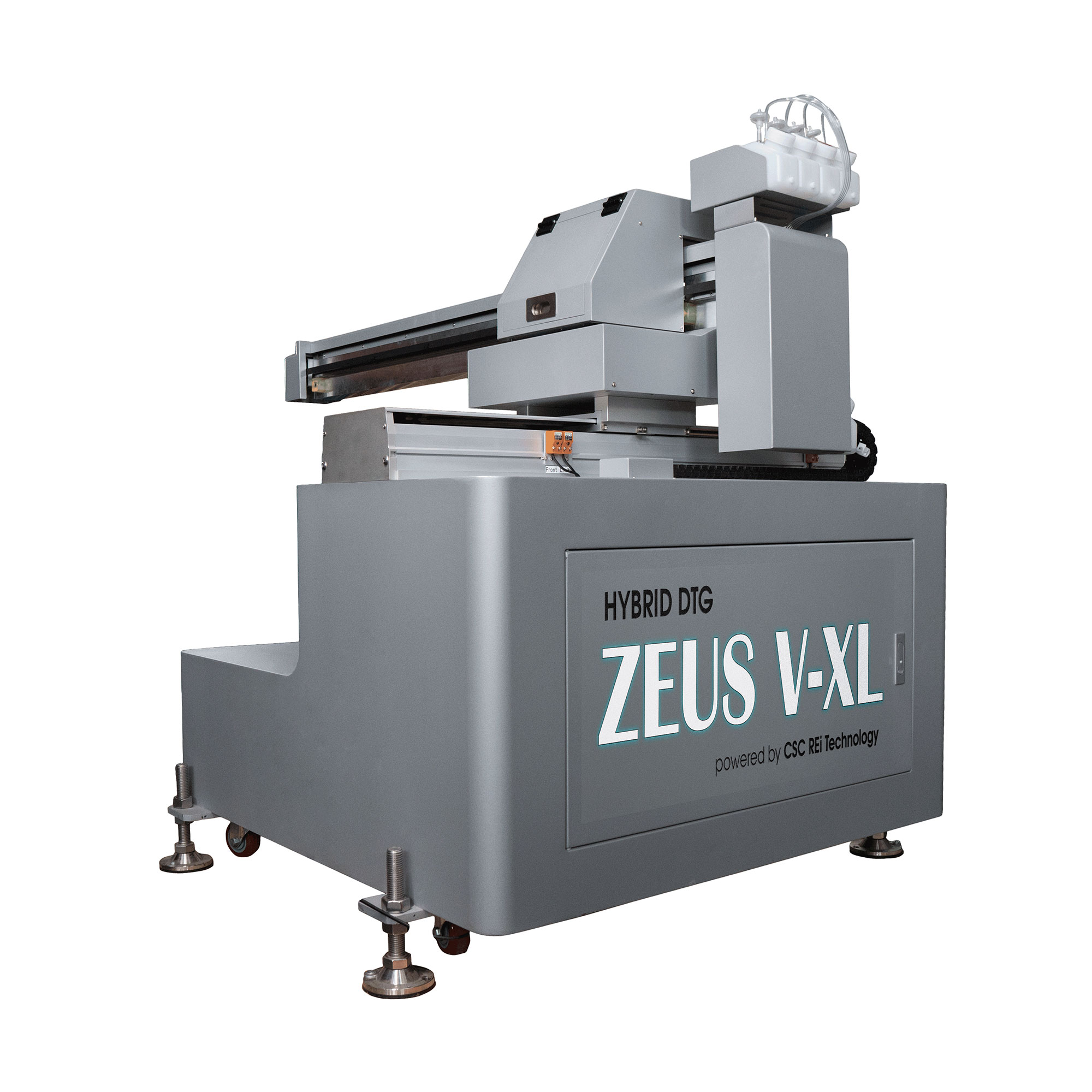 Hybrid CMYK Digitaldrucksystem ZEUS V-XL, max. Druckformat 45 x 60 cm