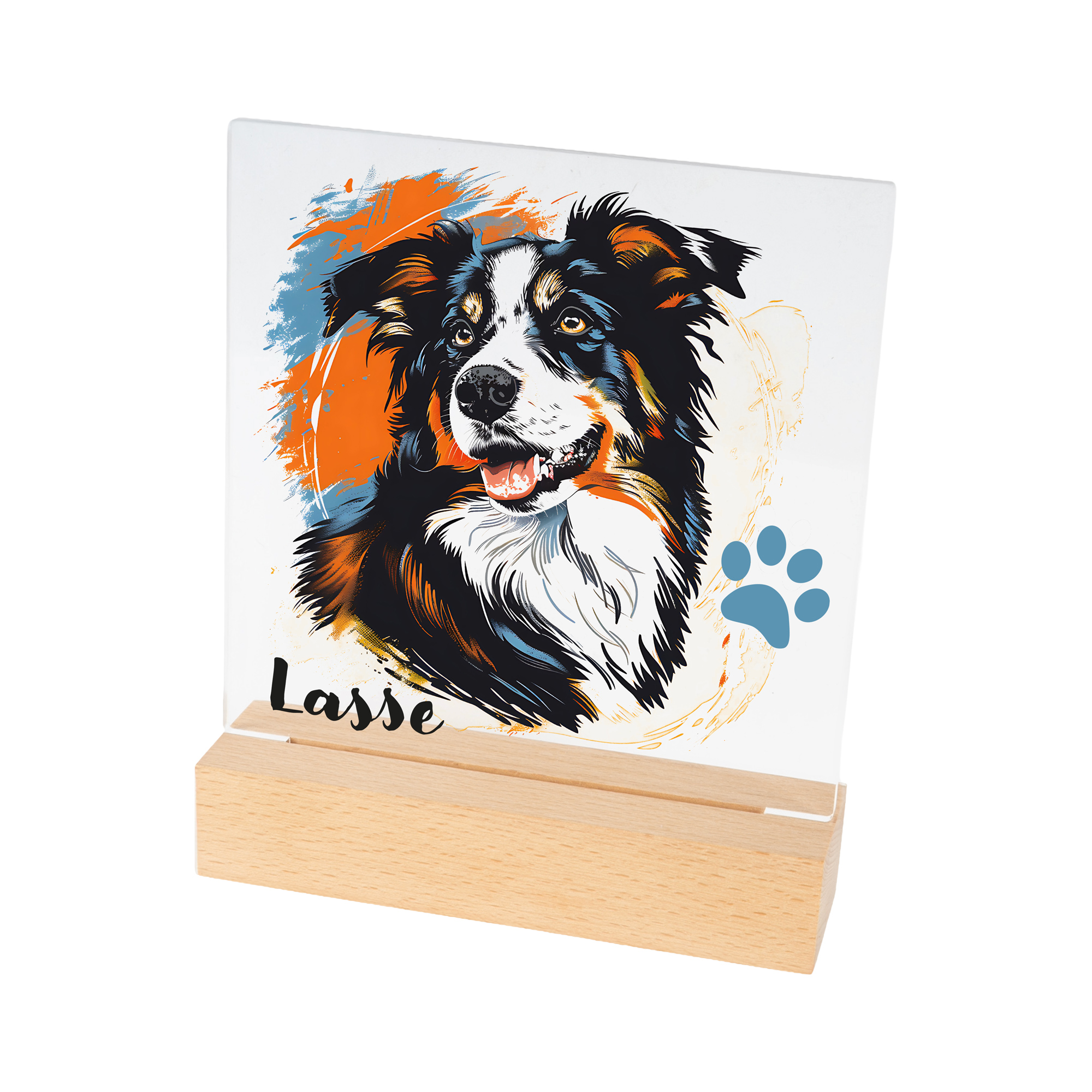 Acrylplatte passend für Holzsockel L-ACR2-BAS-, div. Ausführungen