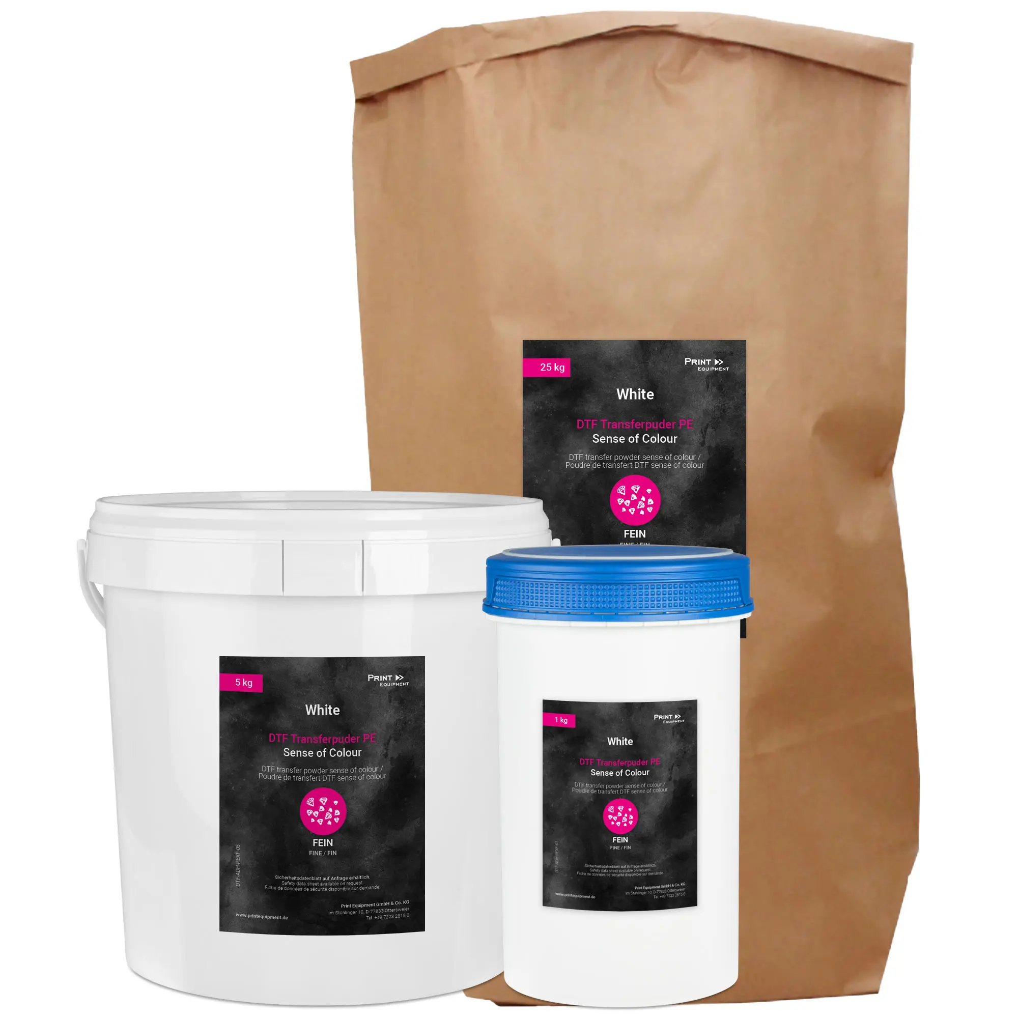 Poudre de transfert DTF Sense of Colour, diverses versions