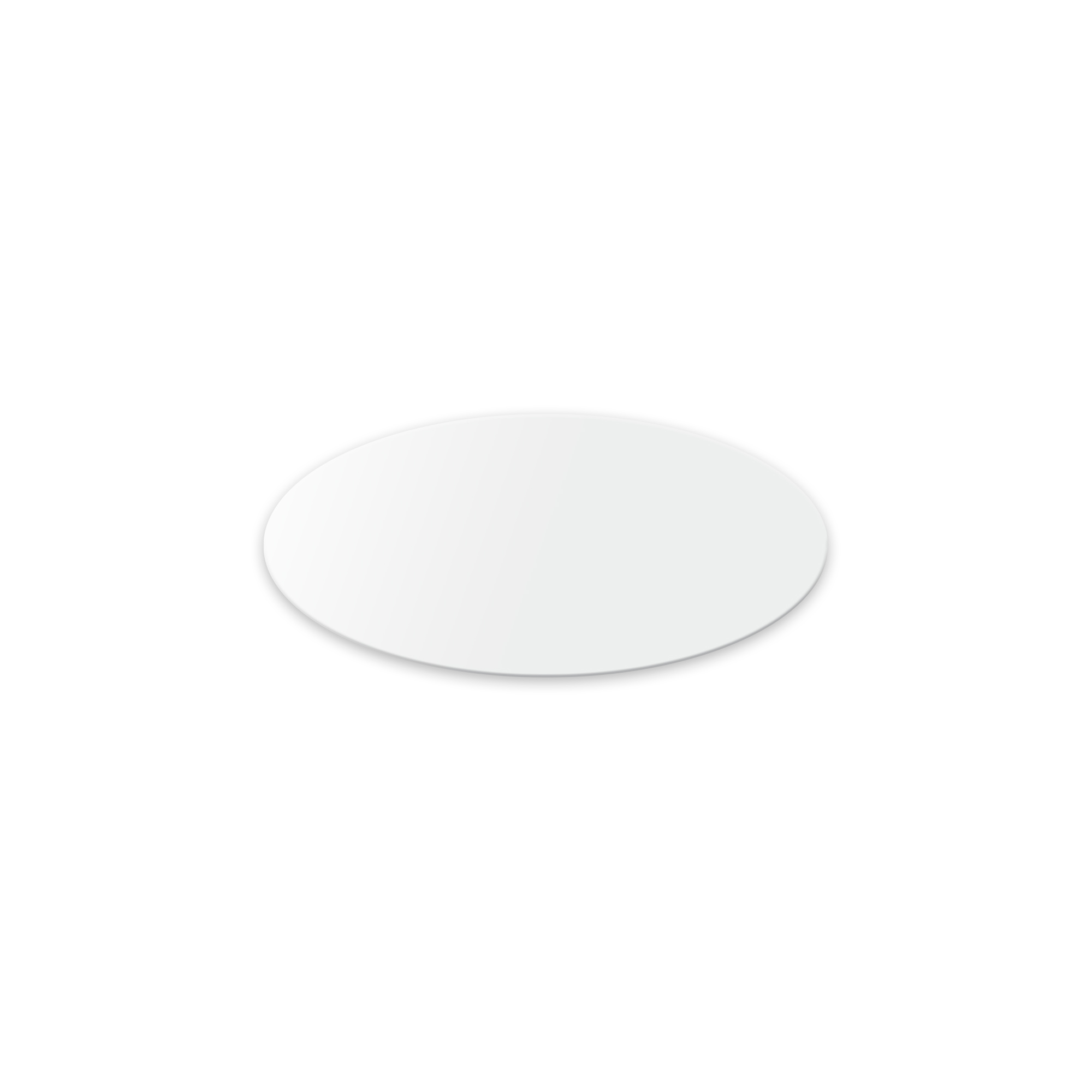 Alu-Namensschild 28 x 60 mm, 0,5 mm stark, Oval, div. Farben