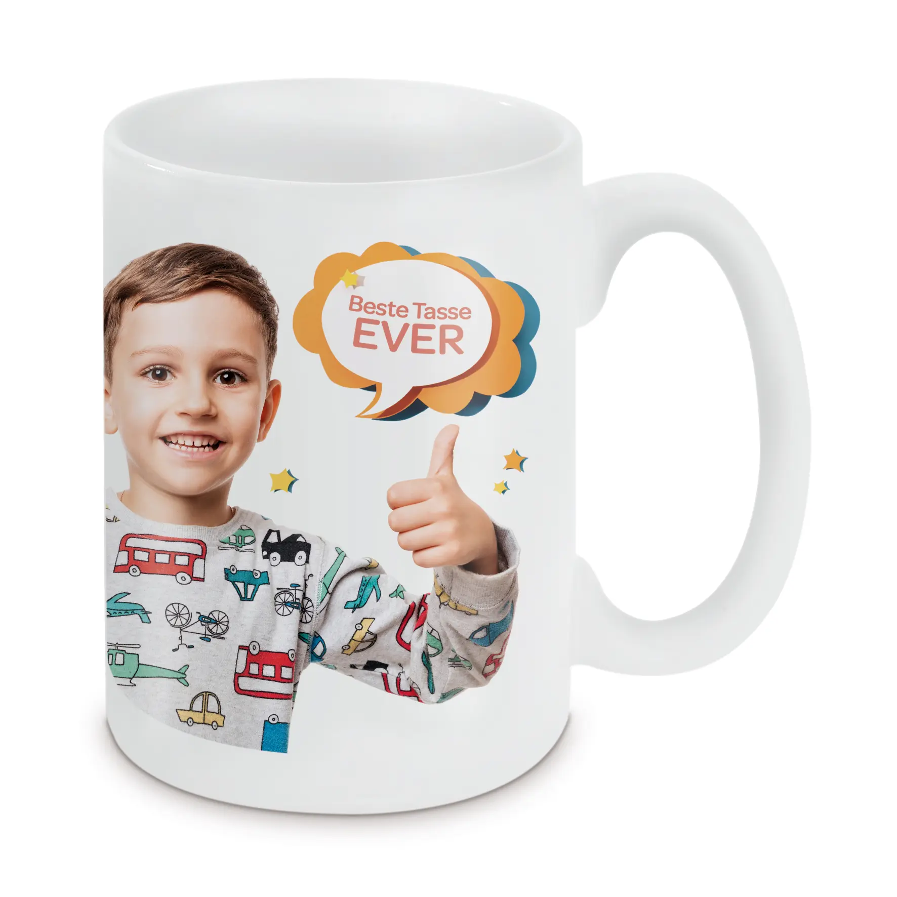 Keramiktasse JUMBO 15oz,  spülmaschinengeeignet, 12 St./Lage, 36 St./Karton