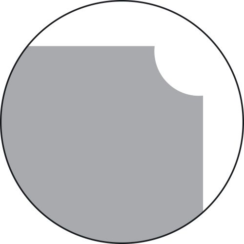 Outil de découpage ACCR-1, outil courbe intérieure, rayons divers