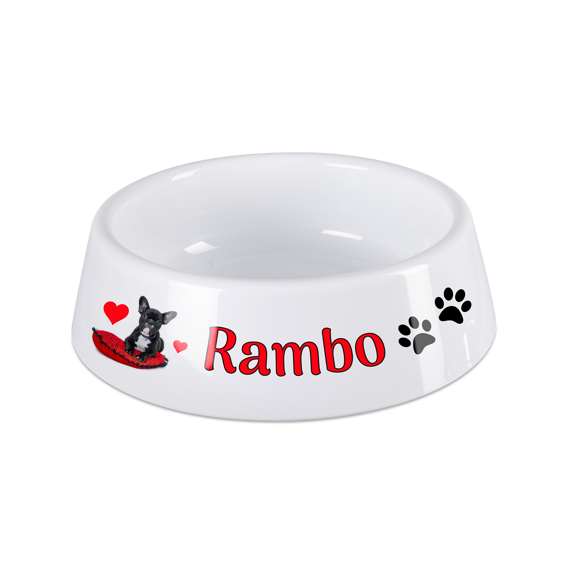 Gamelle pour animaux en plastique polymère, diveres tailles