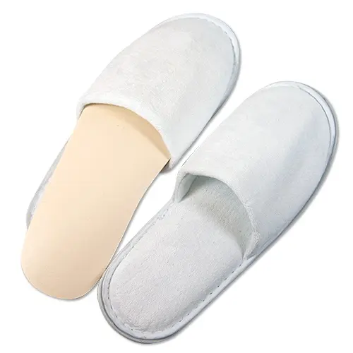 Frottee-Slipper weiß, versch. Ausführungen