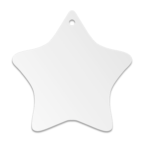 Ornements en plastique à suspendre, différents motifs