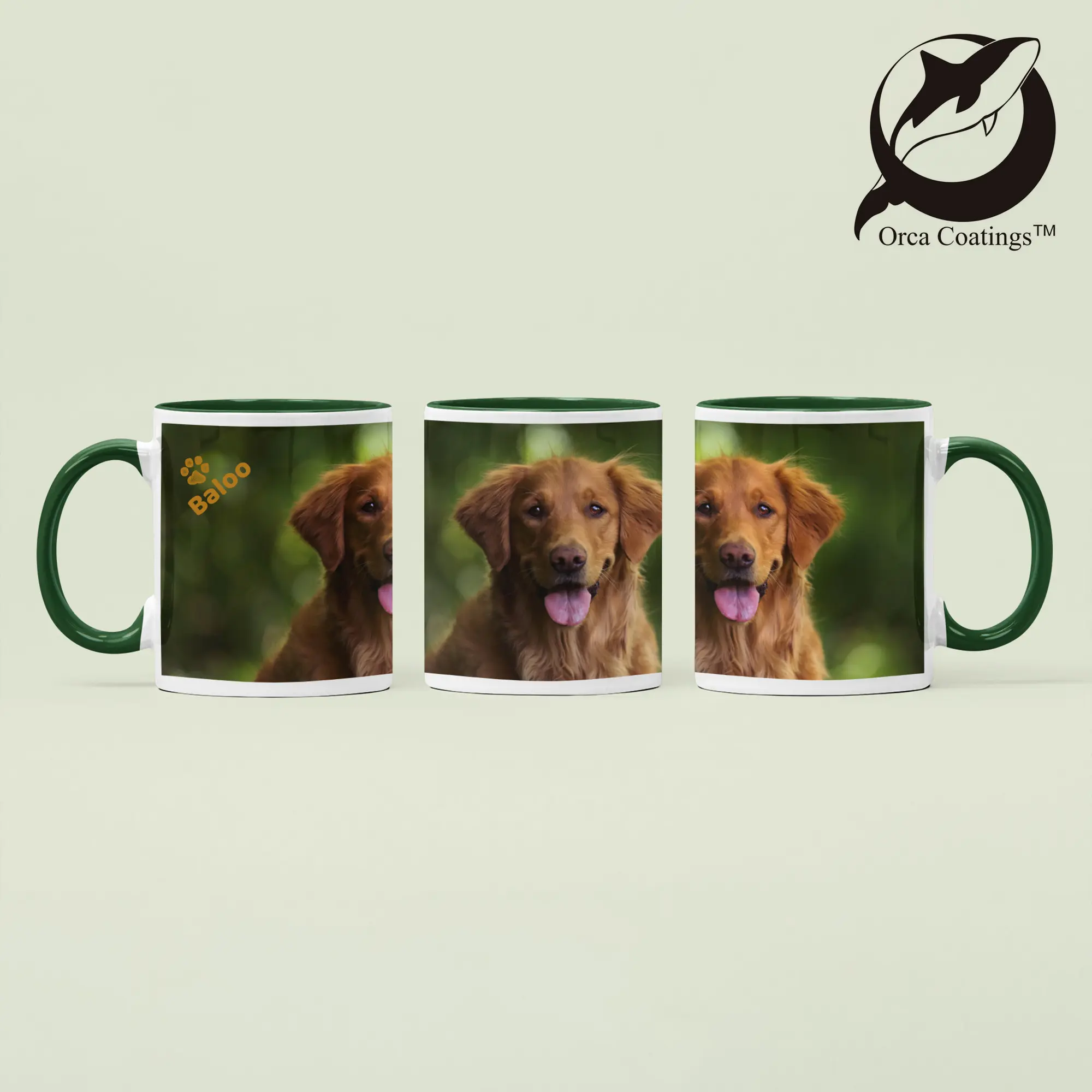 Keramiktasse TWO TONES & HANDLE 11oz, Orca™ Coating, div. Farben