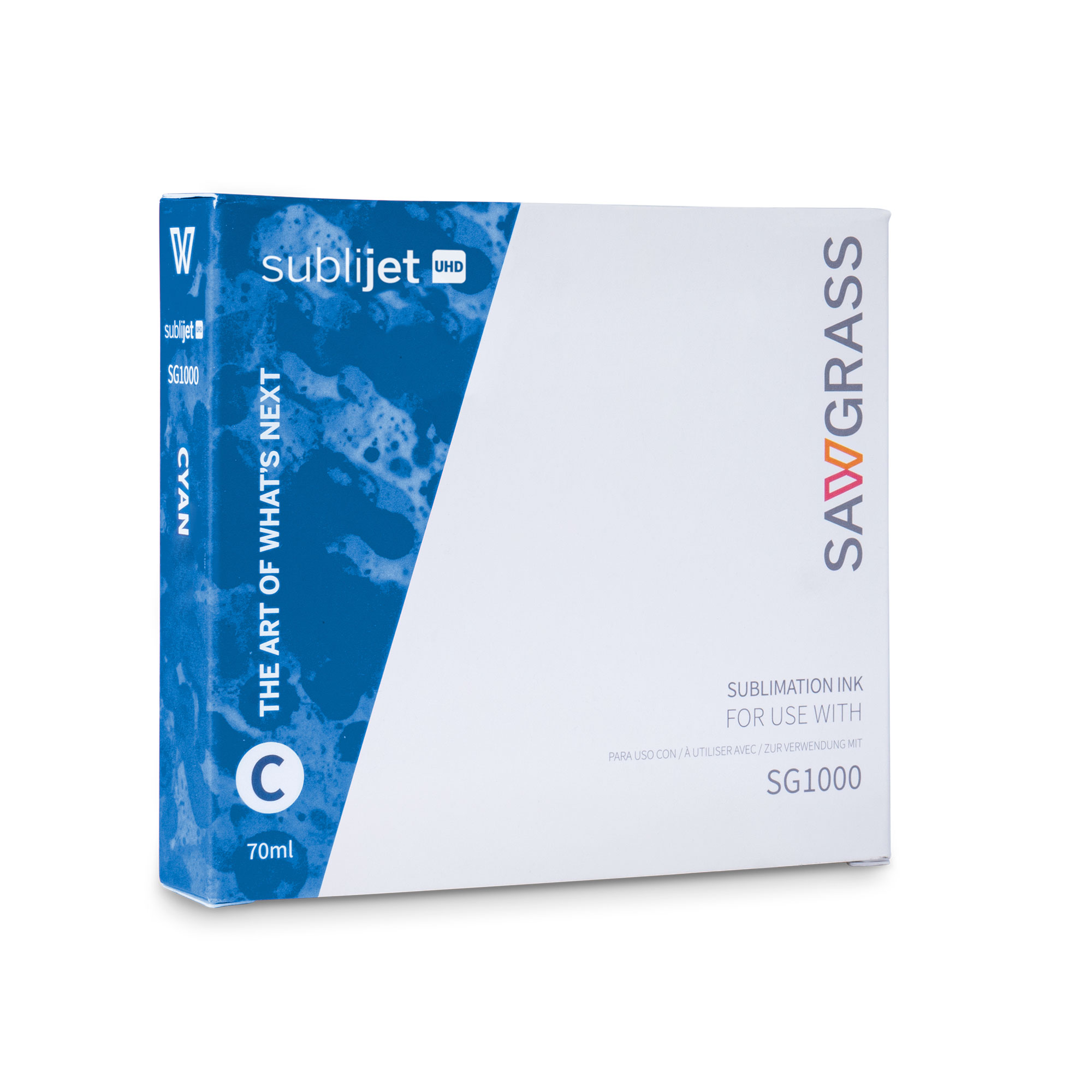 SubliJet UHD pour Virtuoso SG-1000, cartouche de 70 ml, divers couleurs