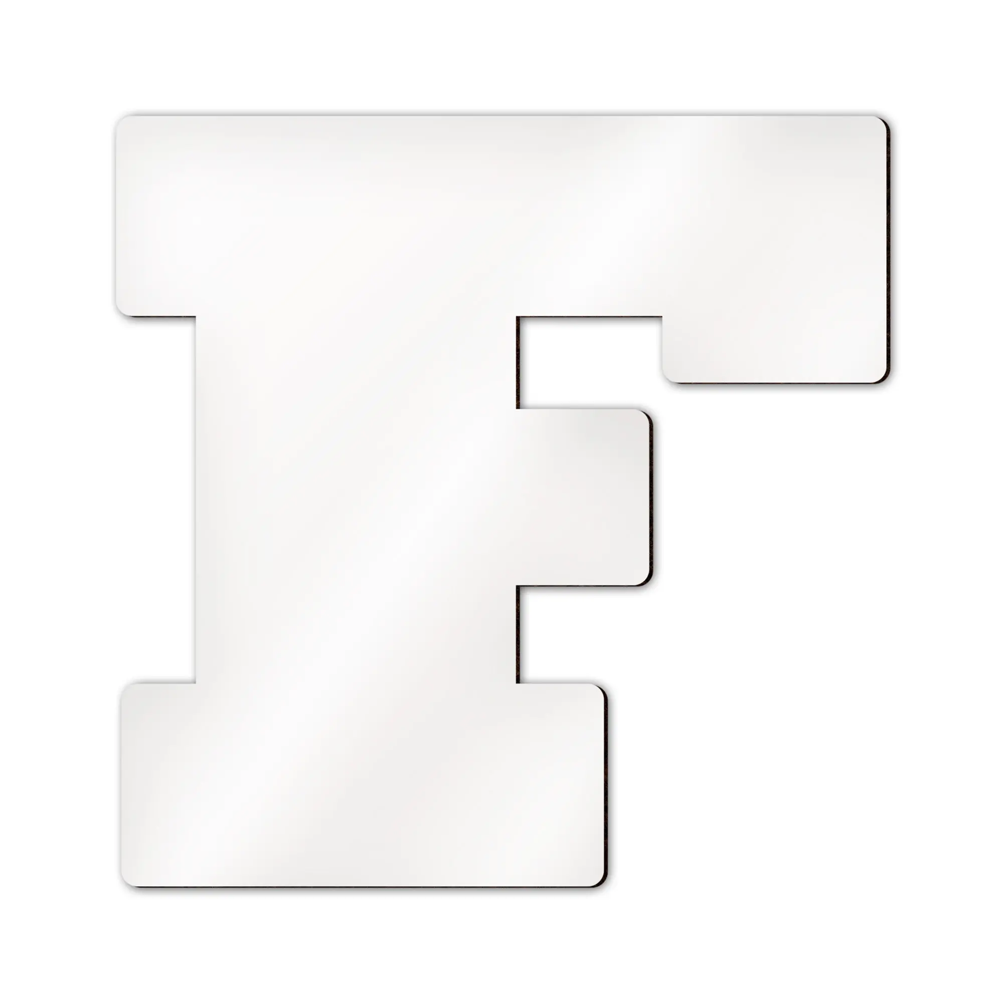 Sublistar® MDF Buchstaben und Sonderzeichen, Höhe 14 cm, 3 mm stark, 100 St./Karton