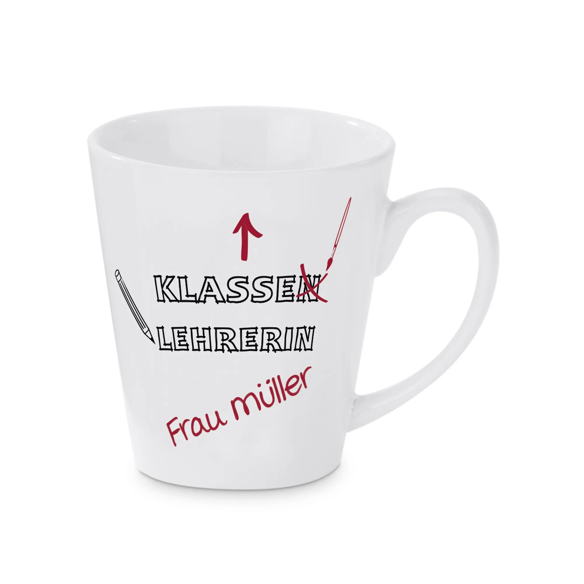 Konische Keramiktasse LATTE 12oz