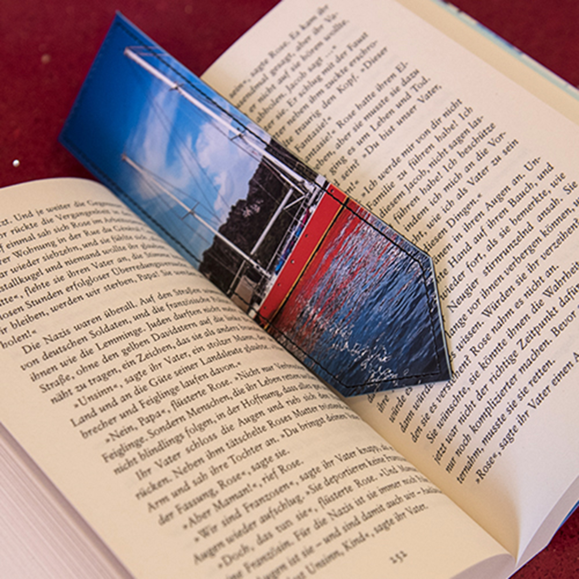 Subli Leather, Marque-page en cuir synthétique, taille 50 x 180 mm, 30 pcs./pack