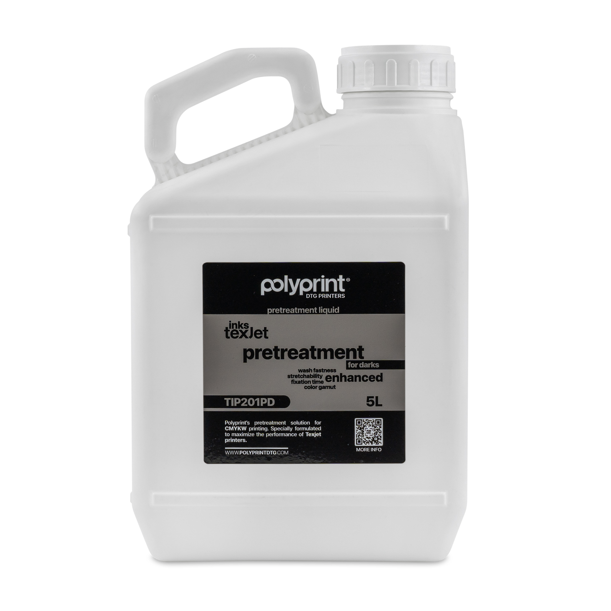 TexJet® Fluide de prétraitement Dark, Série NG, pour textiles foncés, divers conteneurs