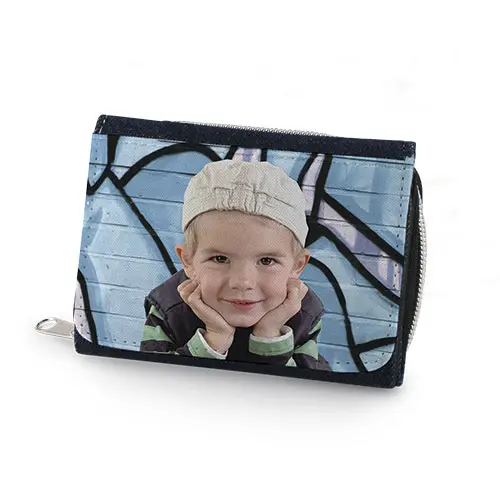 Textil-Geldbörse, div. Farben, Größe 120 x 85 mm