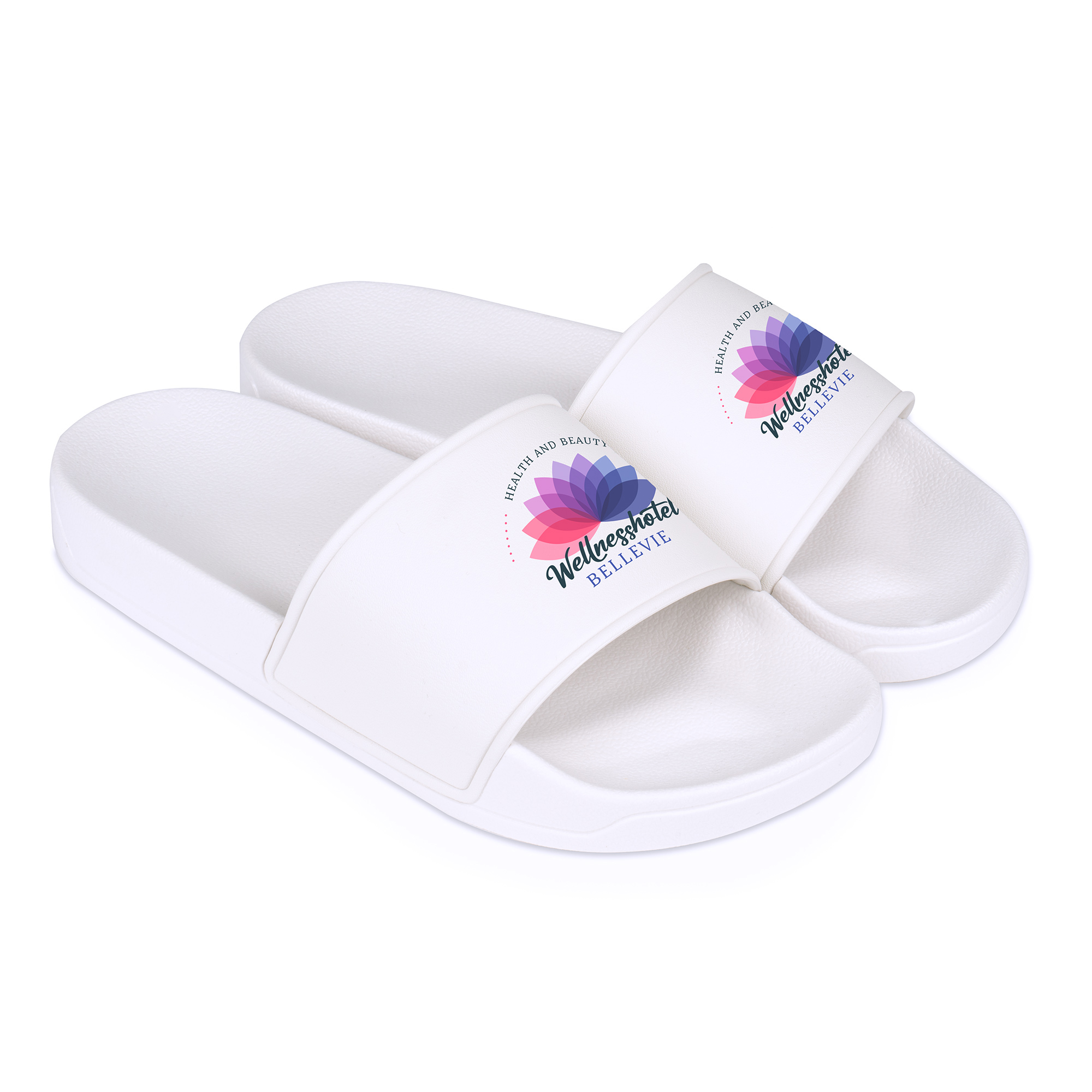 Badelatschen mit bedruckbarer Lasche (für DTF), div. Farben und Größen Badelatschen mit bedruckbarer Lasche (für DTF), div. Farben und Größen