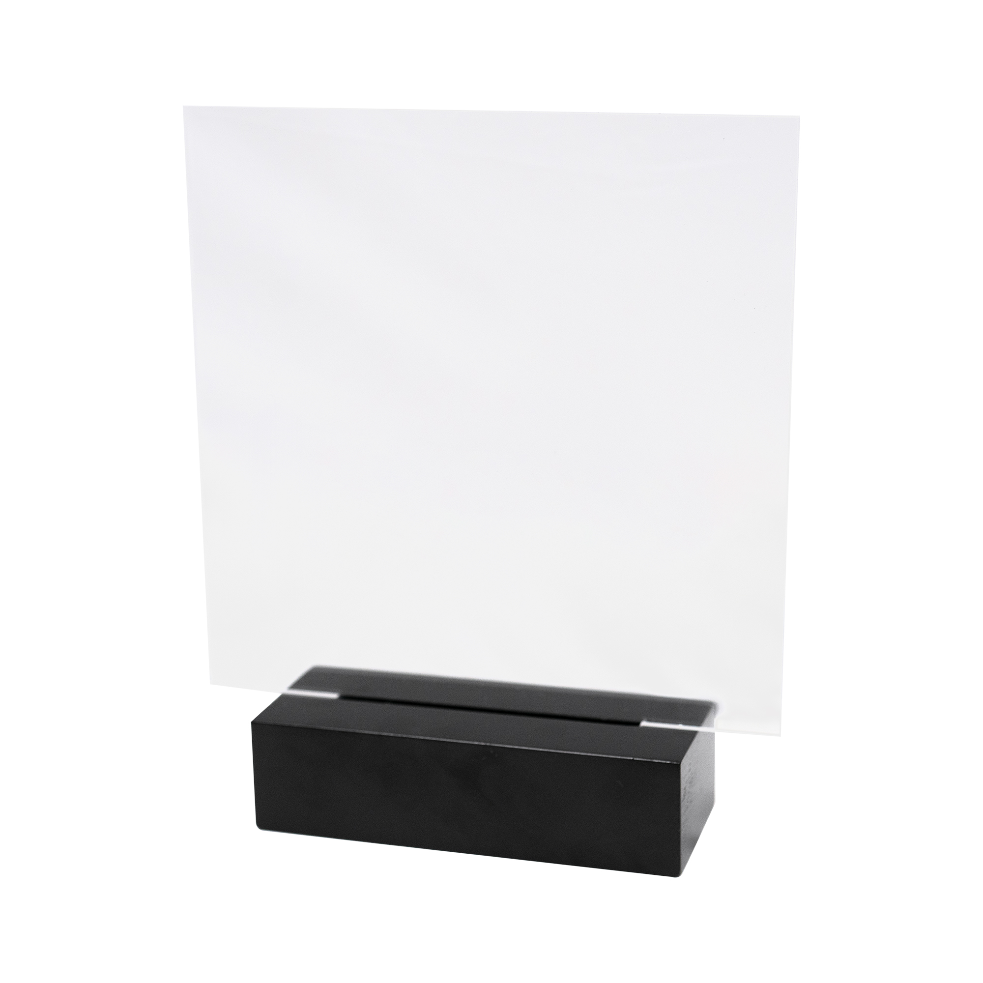Présentoir en acrylique 150 x 150 x 4 mm, différents bundles