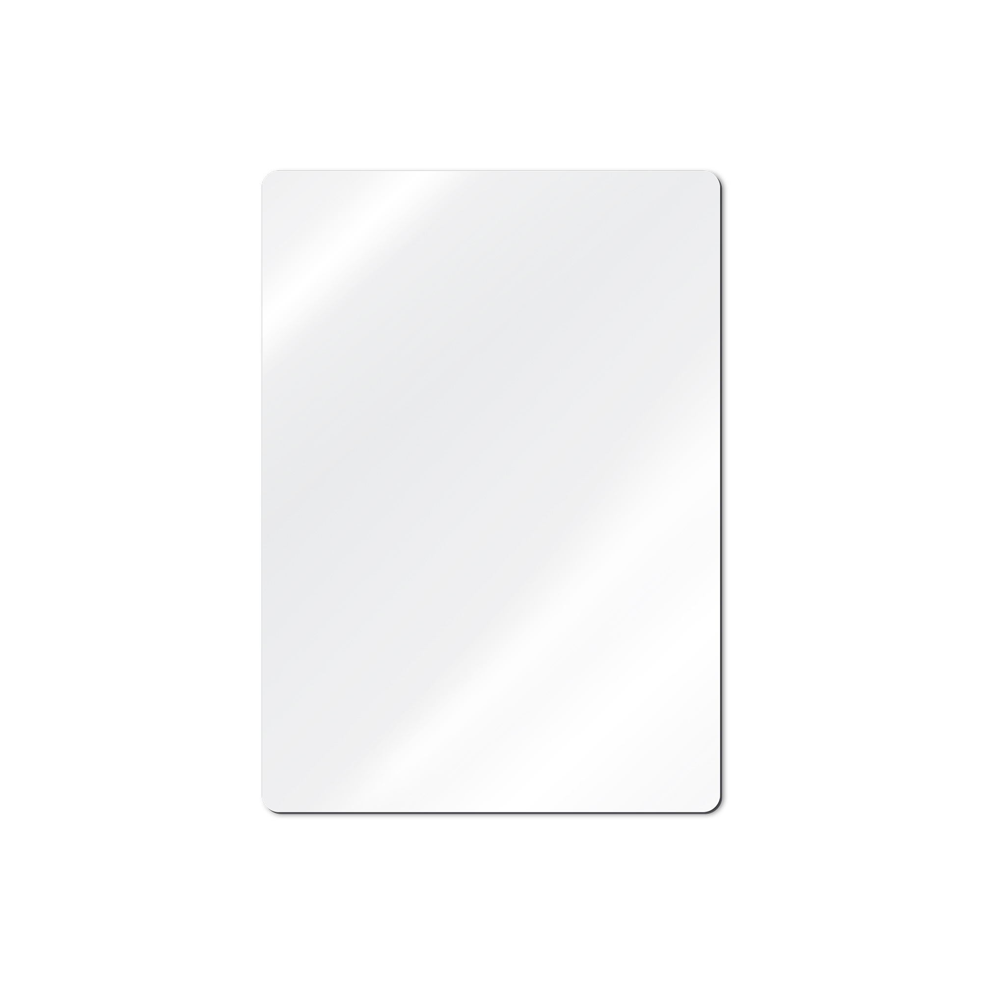 Tableau photo Duraluxe en aluminium blanc brillant, diverses tailles