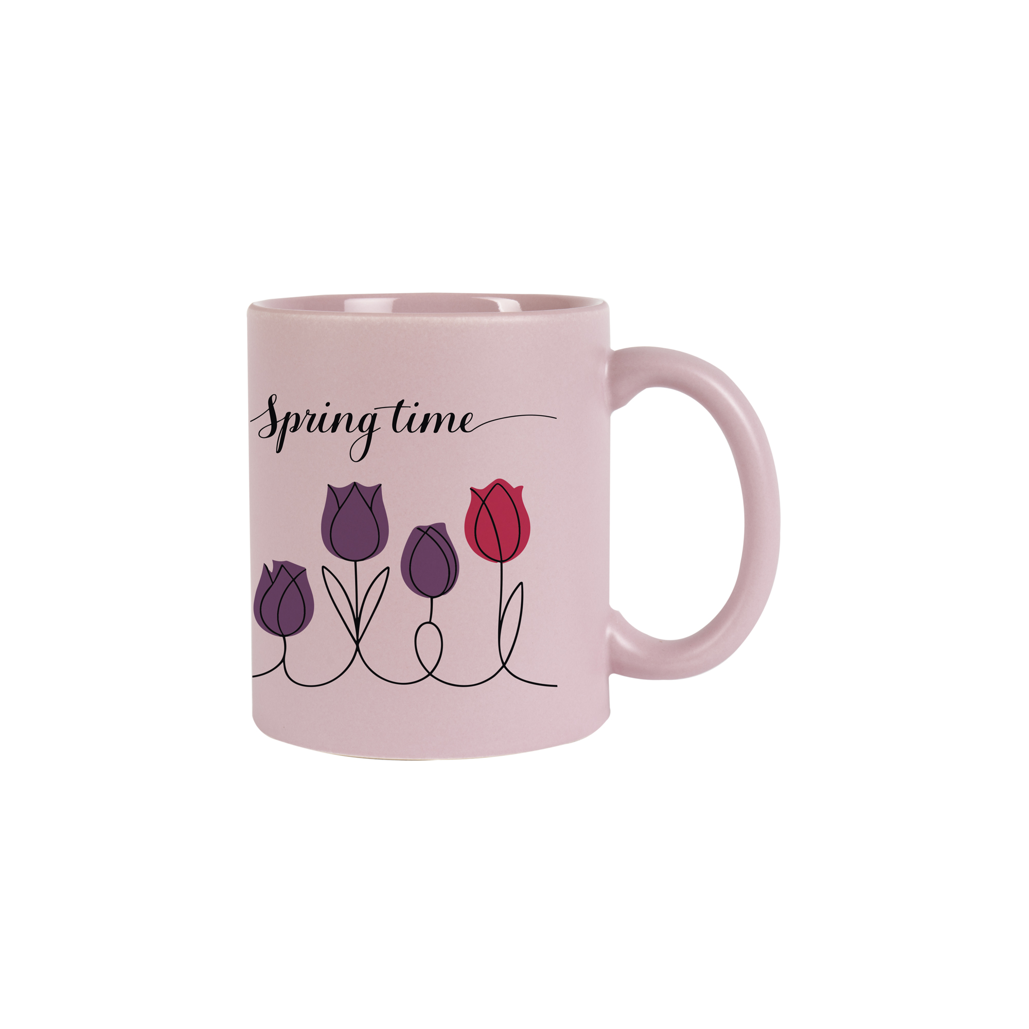 11 oz ceramic mug in pastel colors, div. colours