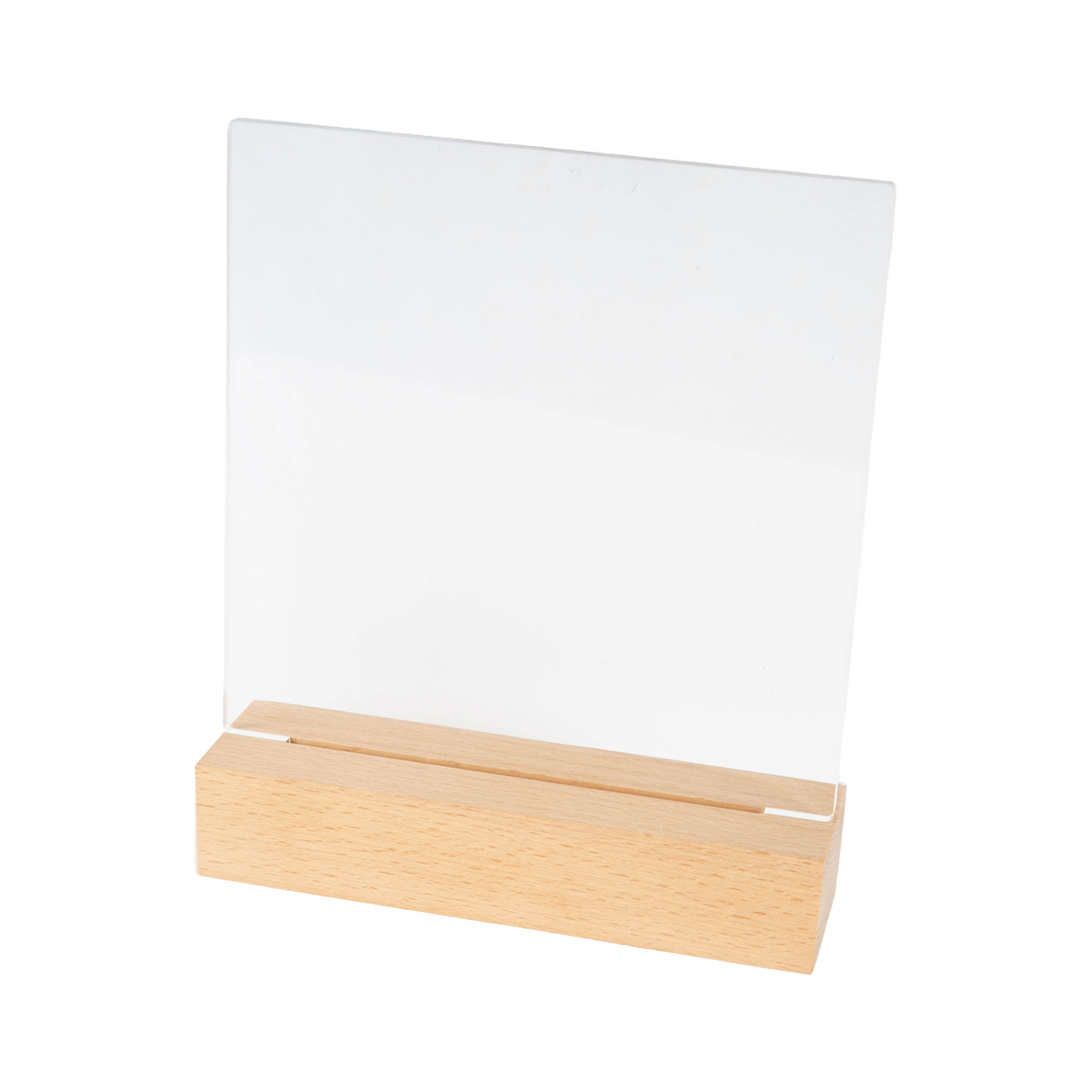 Présentoir en acrylique 150 x 150 x 4 mm, différents bundles