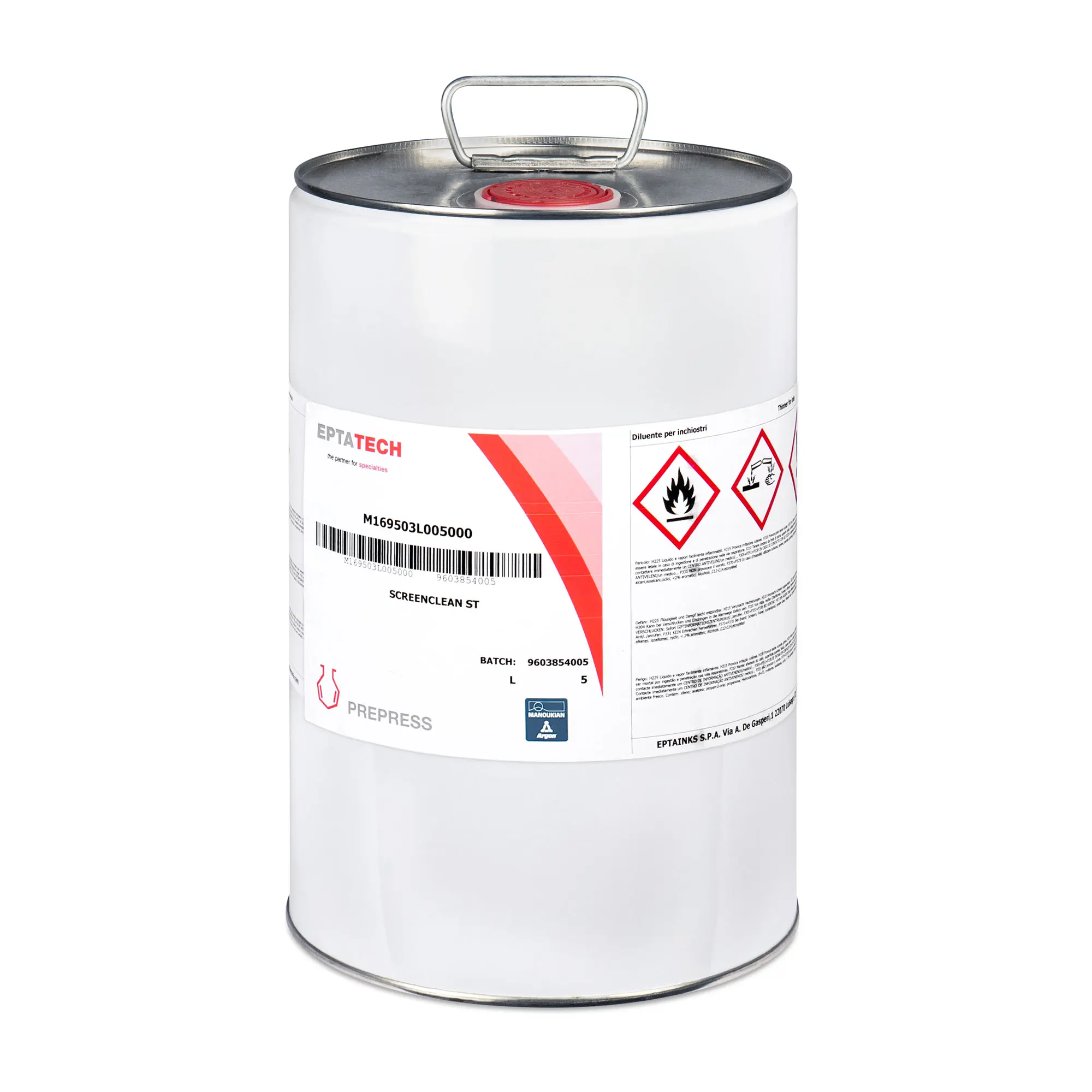 Screen cleaner for screen printing ink TEX 1000, various versions