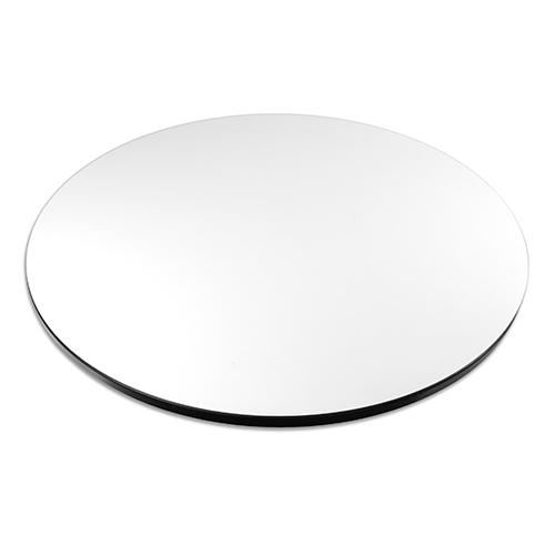 Sublistar® Plateau de table en MDF pour table haute, sans support, couleur blanc brillant, diverses tailles