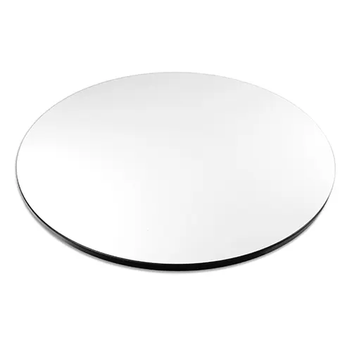 Sublistar® MDF Tischplatte für Bistro Tisch, ohne Gestell, Farbe Weiß-glänzend, div. Größen 