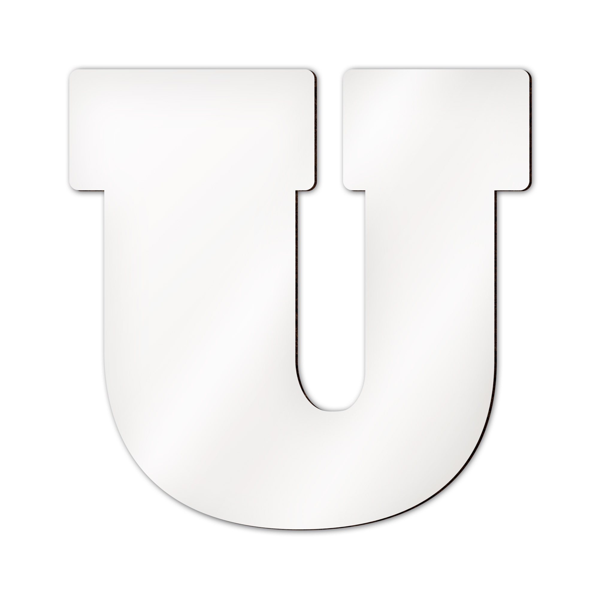 Sublistar® MDF Buchstaben und Sonderzeichen, Höhe 14 cm, 3 mm stark, 100 St./Karton