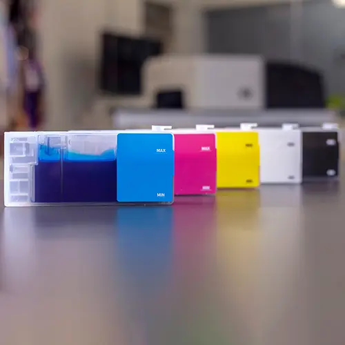 Nachfüllbare Leerkartusche für Polyprint® TexJet® echo², für versch. Farben, 160 ml Füllkapazität