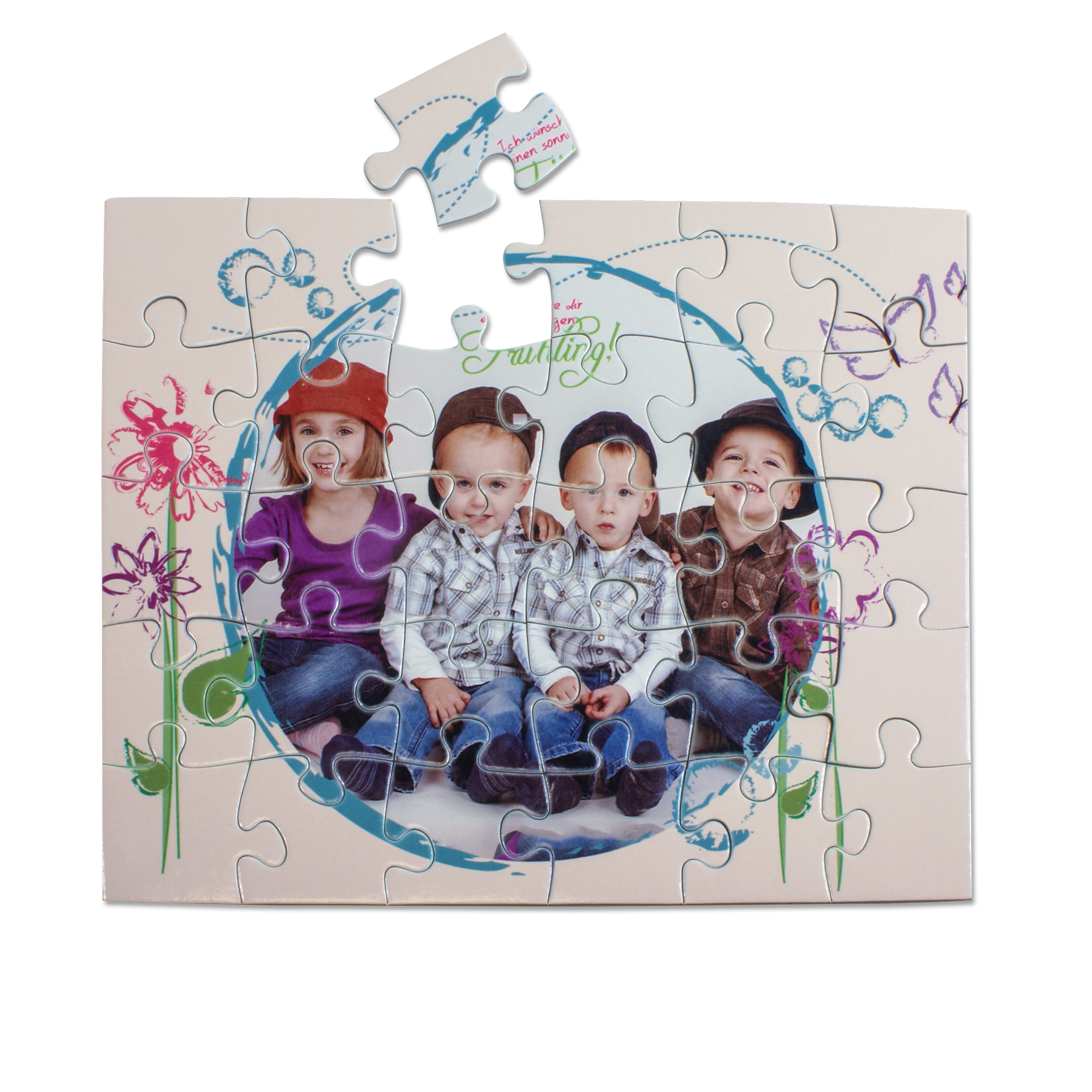Kartonpuzzle rahmenlos, div. Ausführungen