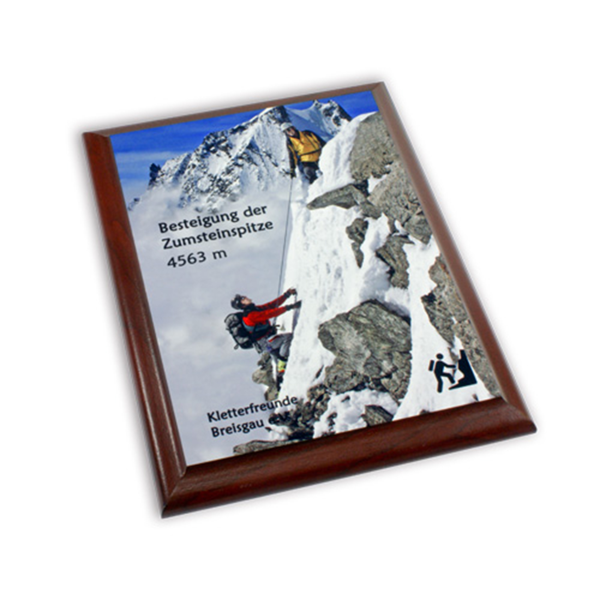 UNISUB panneau mural blanc brilliant, 200 x 255 x 16 mm, couleur du cadre cerisier, 14 pcs./carton