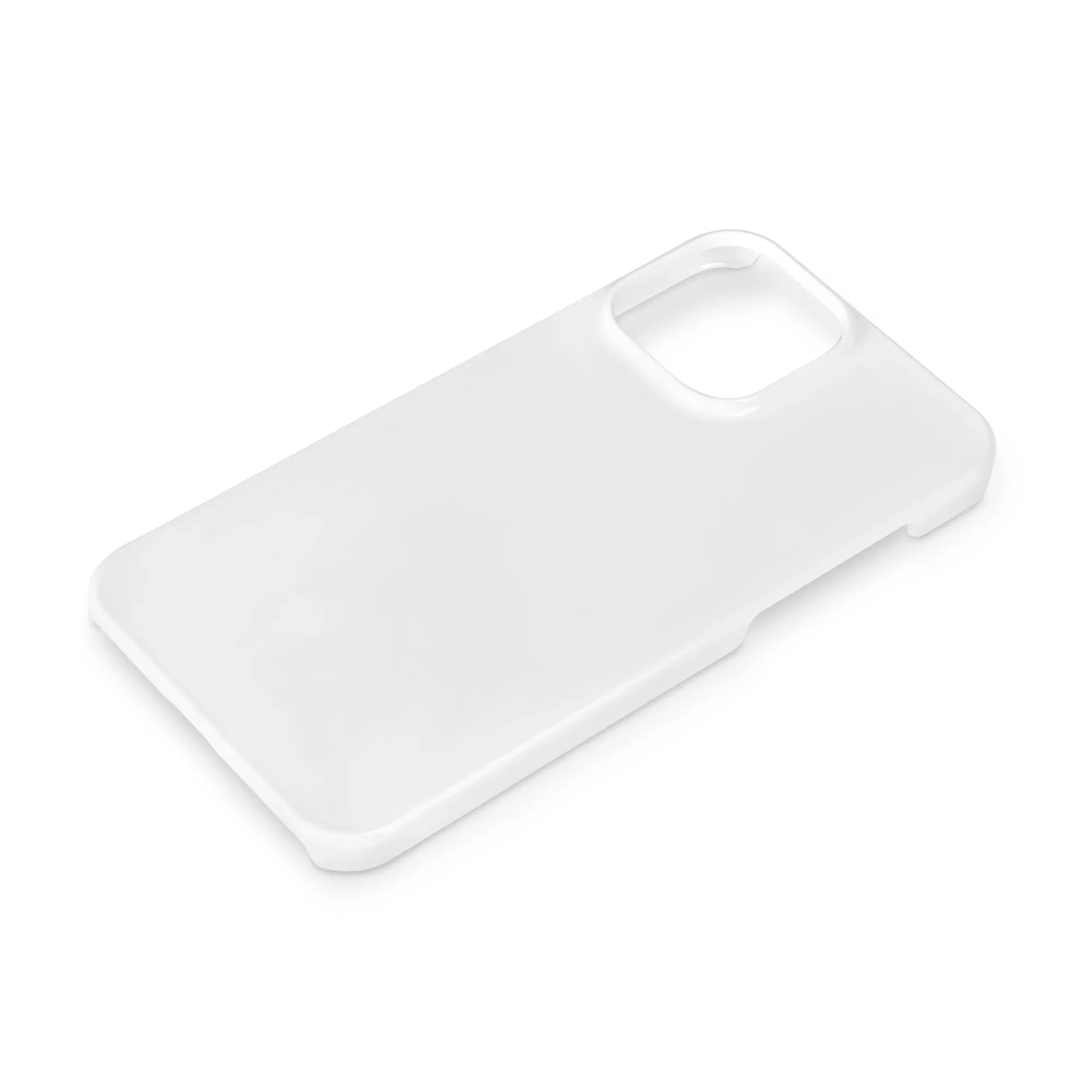 3D Premium Cover für Galaxy und iPhone, Farbe Weiß-glänzend und Farbe Weiß-matt