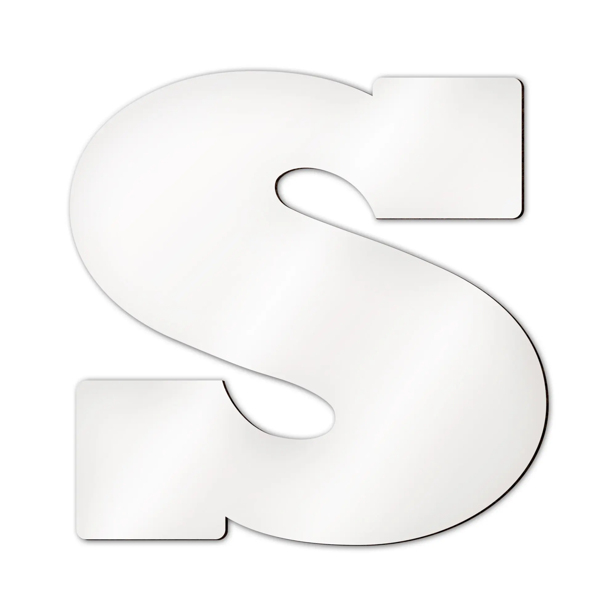 Sublistar® MDF Buchstaben und Sonderzeichen, Höhe 14 cm, 3 mm stark, 100 St./Karton