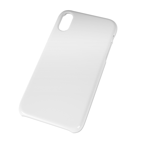 3D Premium Cover für Galaxy und iPhone, Farbe Weiß-glänzend und Farbe Weiß-matt