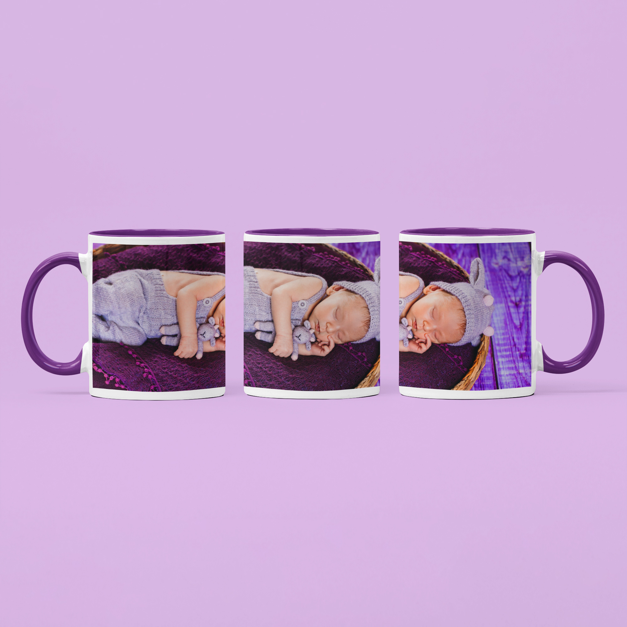 Keramiktasse TWO TONES & HANDLE 11oz, Sublistar®-Coating