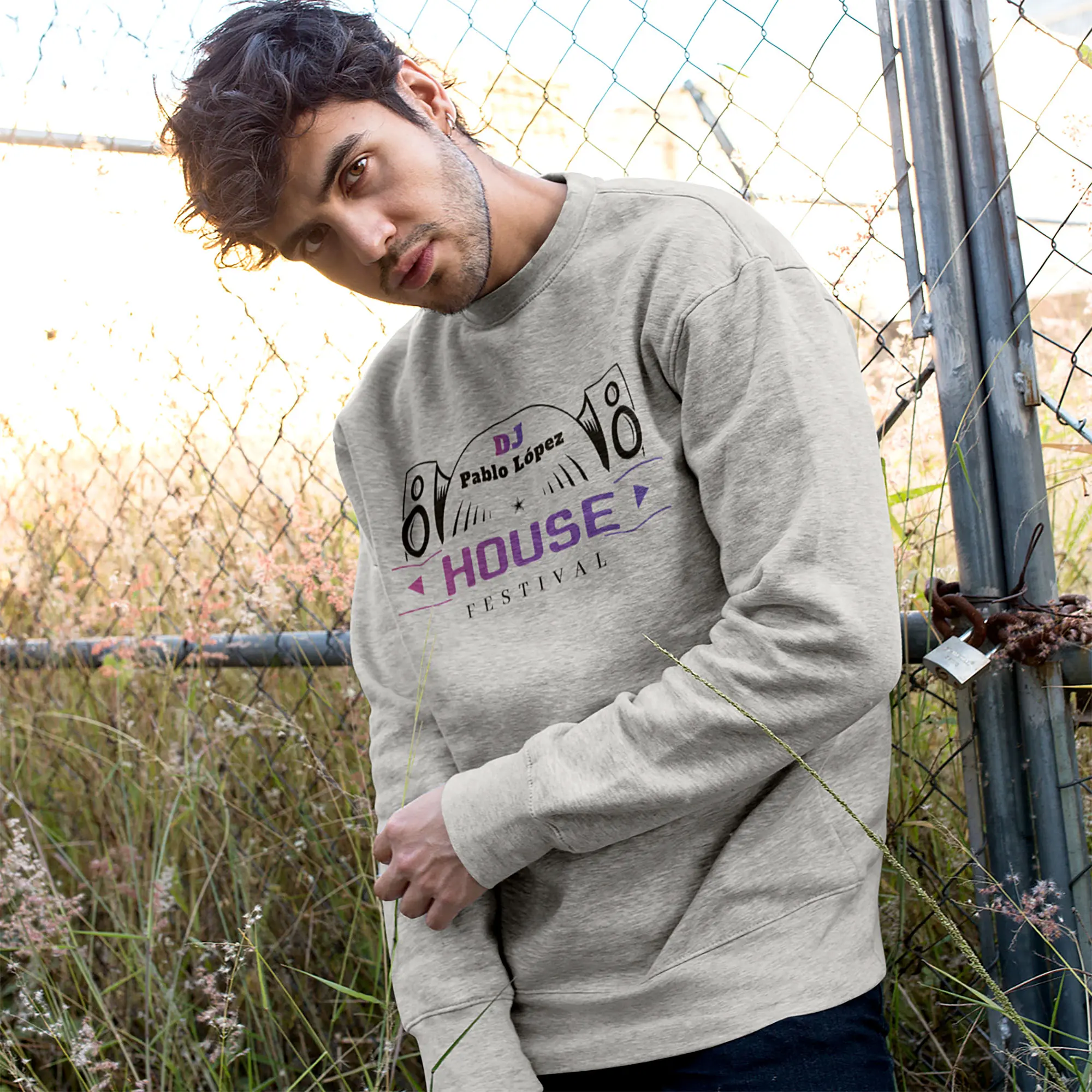 Basic Sweatshirt, Farbe Ash Heather, div. Größen