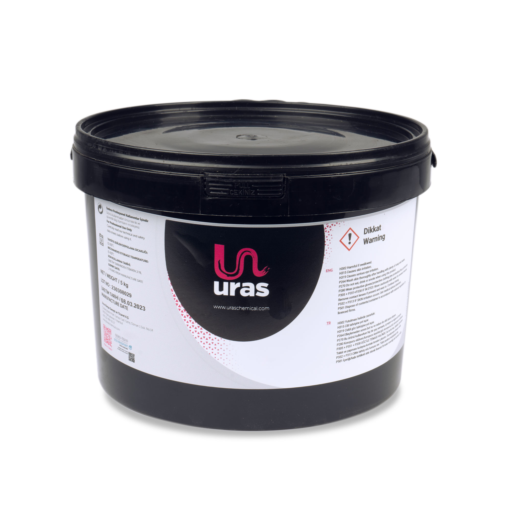 Uras Inks, Série PF Plastisol, couleurs finies, diverses couleurs
