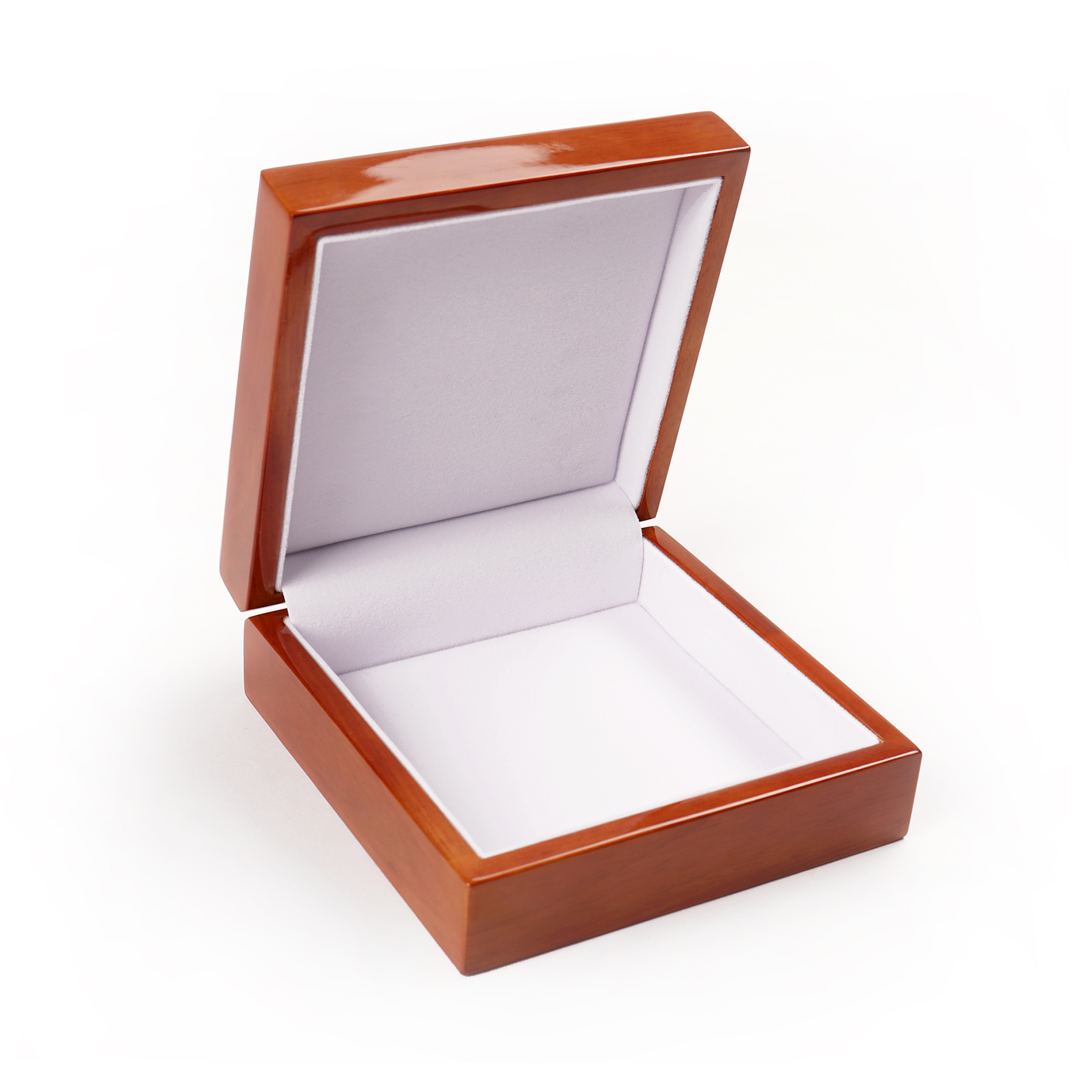 Boîte cadeaux roux, taille 140 x 140 x 60 mm