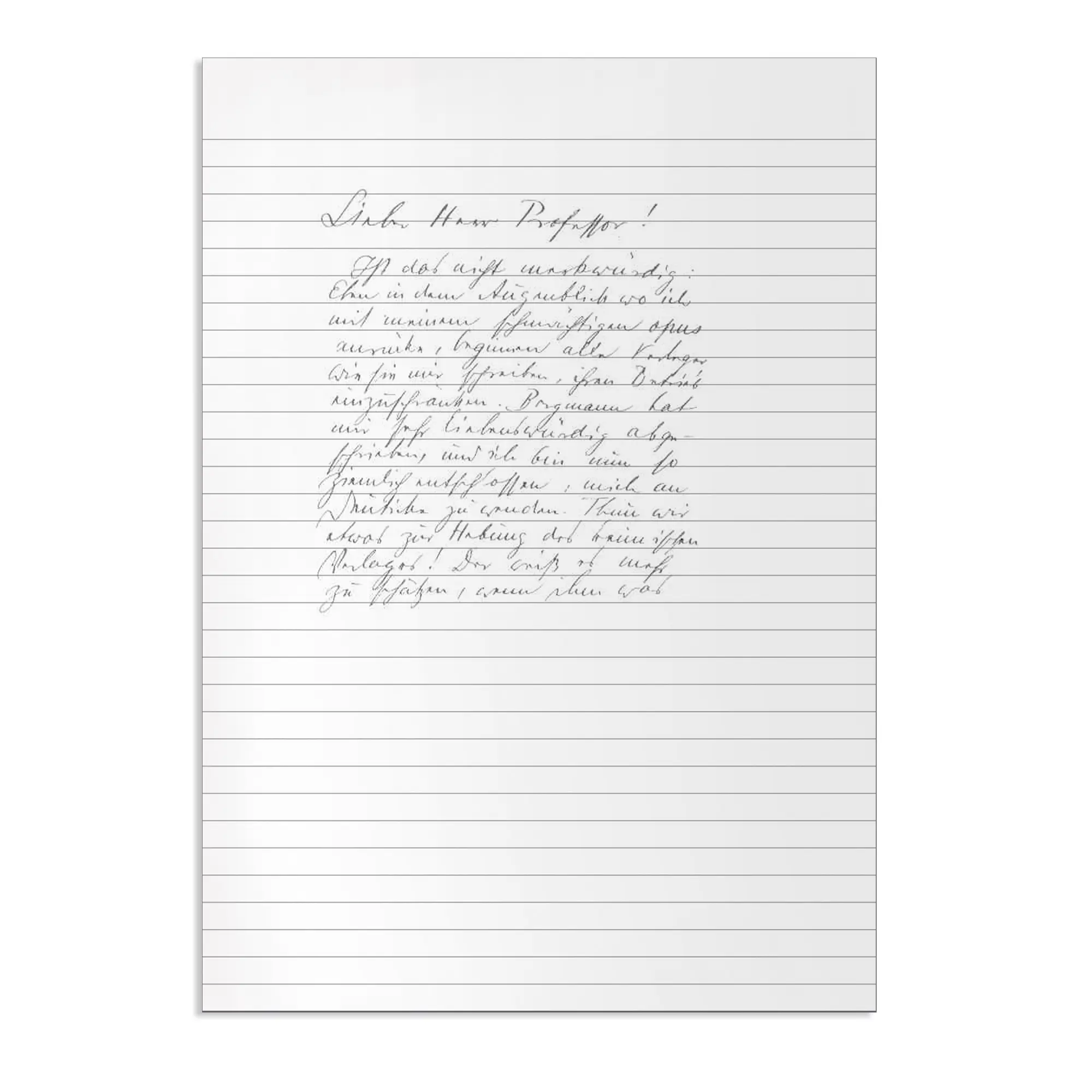 Schreibblock liniert, DIN A4, 50 Blatt 