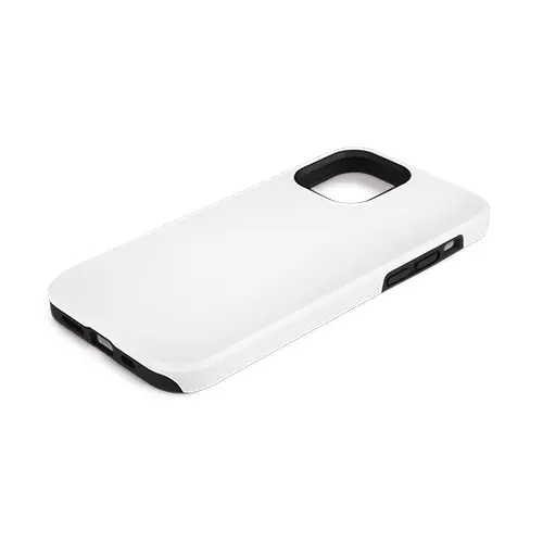 3D Premium Cover für Galaxy und iPhone, Farbe Weiß-glänzend und Farbe Weiß-matt