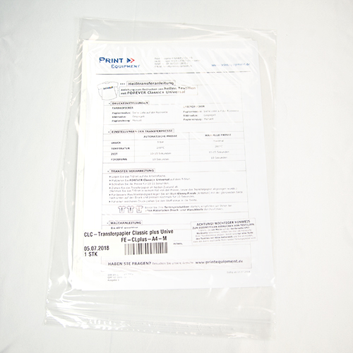 Classic plus Universal, Format DIN A4, Musterpack à 2 Blatt Classic plus Universal, Format DIN A4, Musterpack à 2 Blatt