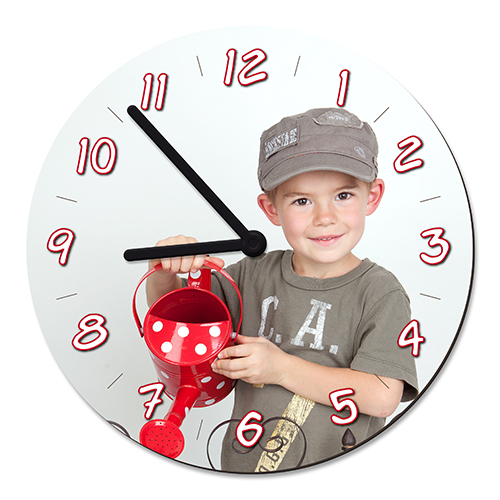 Horloge murale en fibres dures autour, diverses versions Horloge murale en fibres dures autour, diverses versions