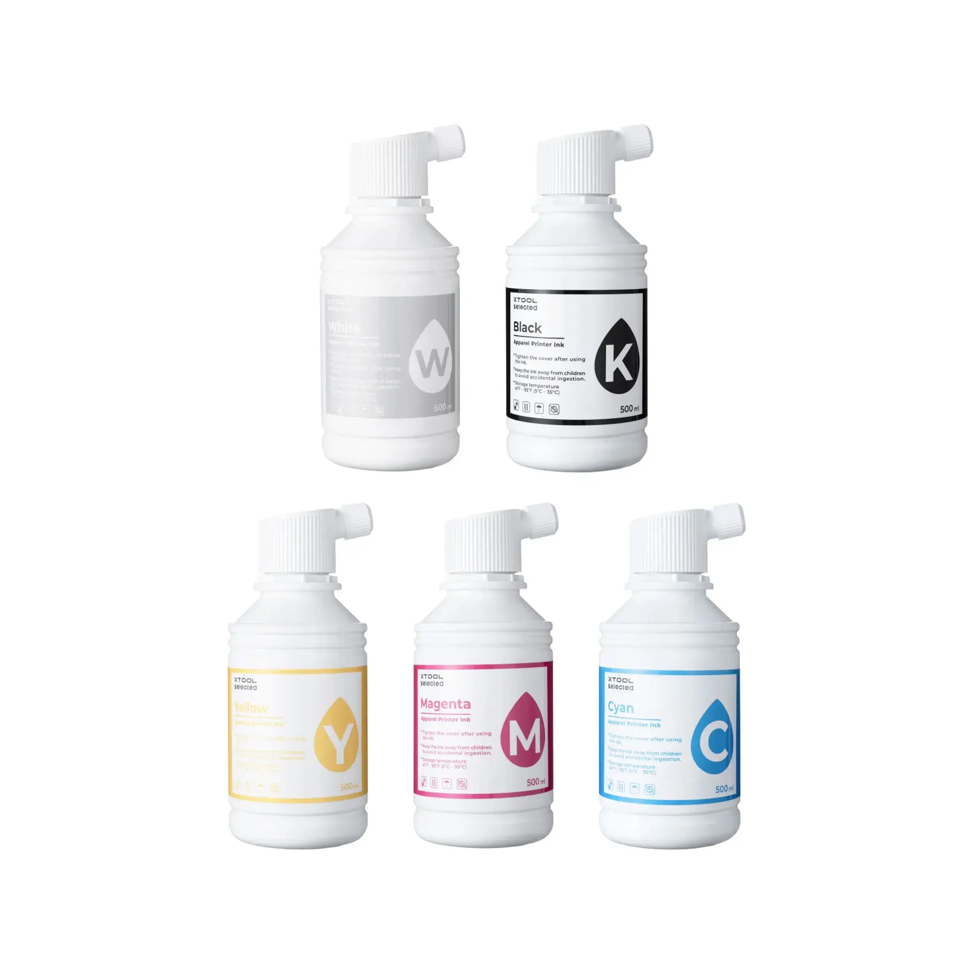 DTF Tinte xTool, versch. Farben, 500-g-Flasche