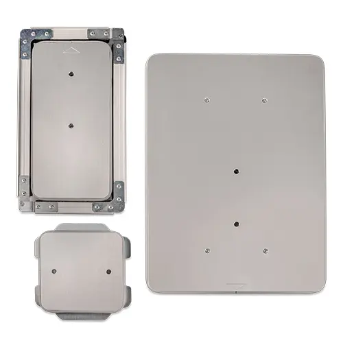 KIT with 3 Snap-On base plates, various types