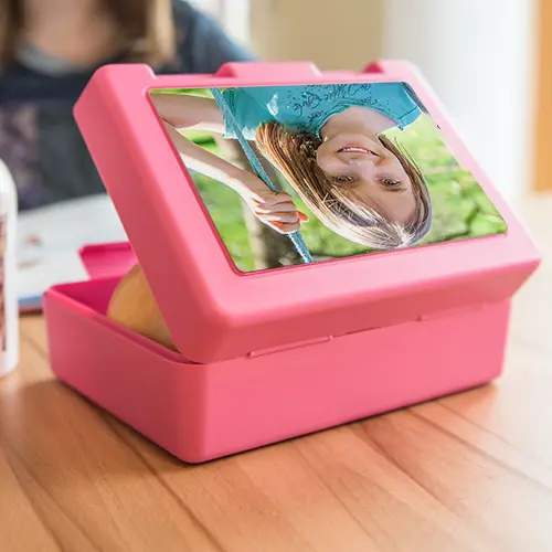 Sublistar® Brotzeitbox Pink, Größe 185 x 128 x 65 mm