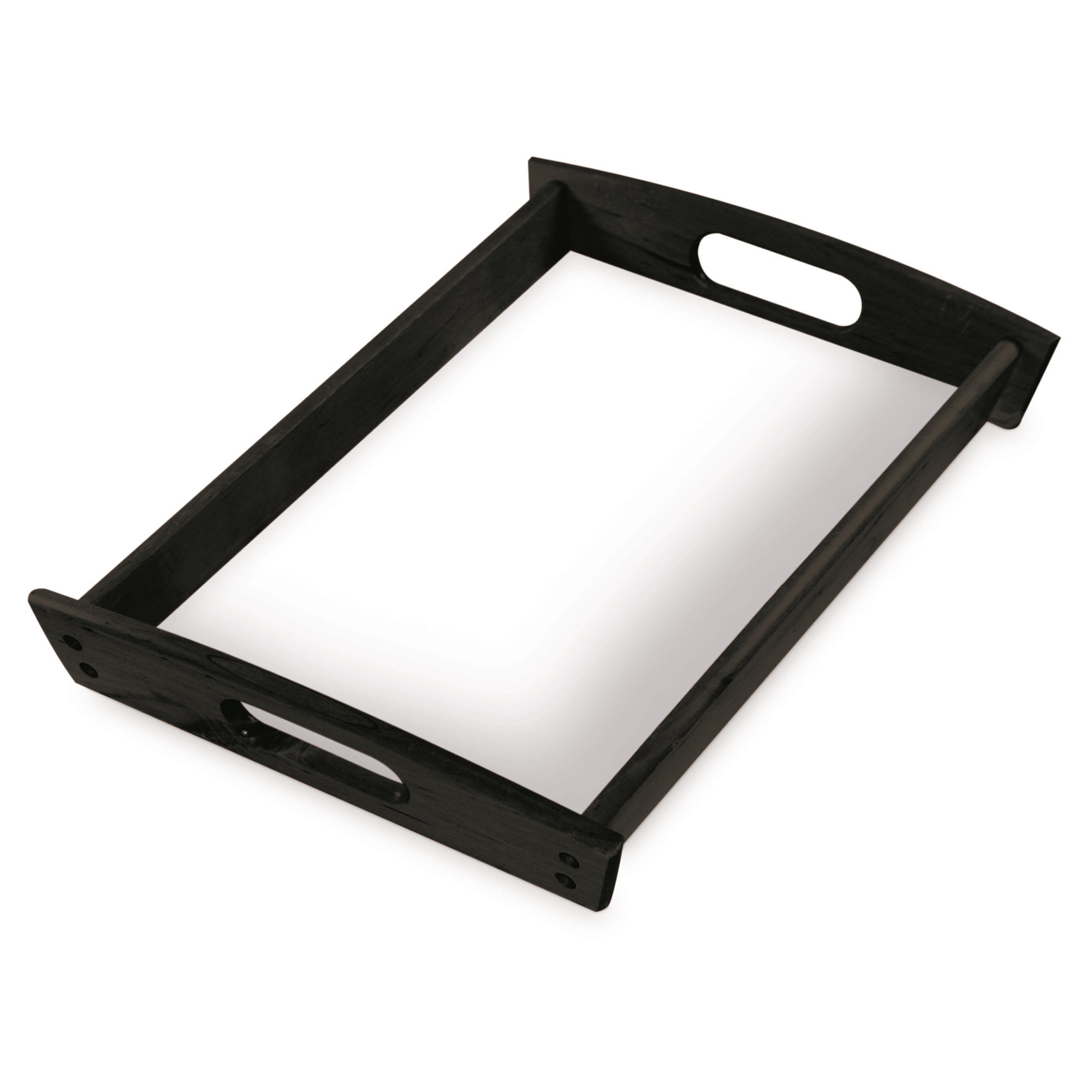 UNISUB Plateau en bois, taille 285 x 435 mm, couleur noir, 2 pcs./carton