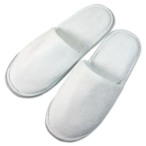 Frottee-Slipper weiß, versch. Ausführungen