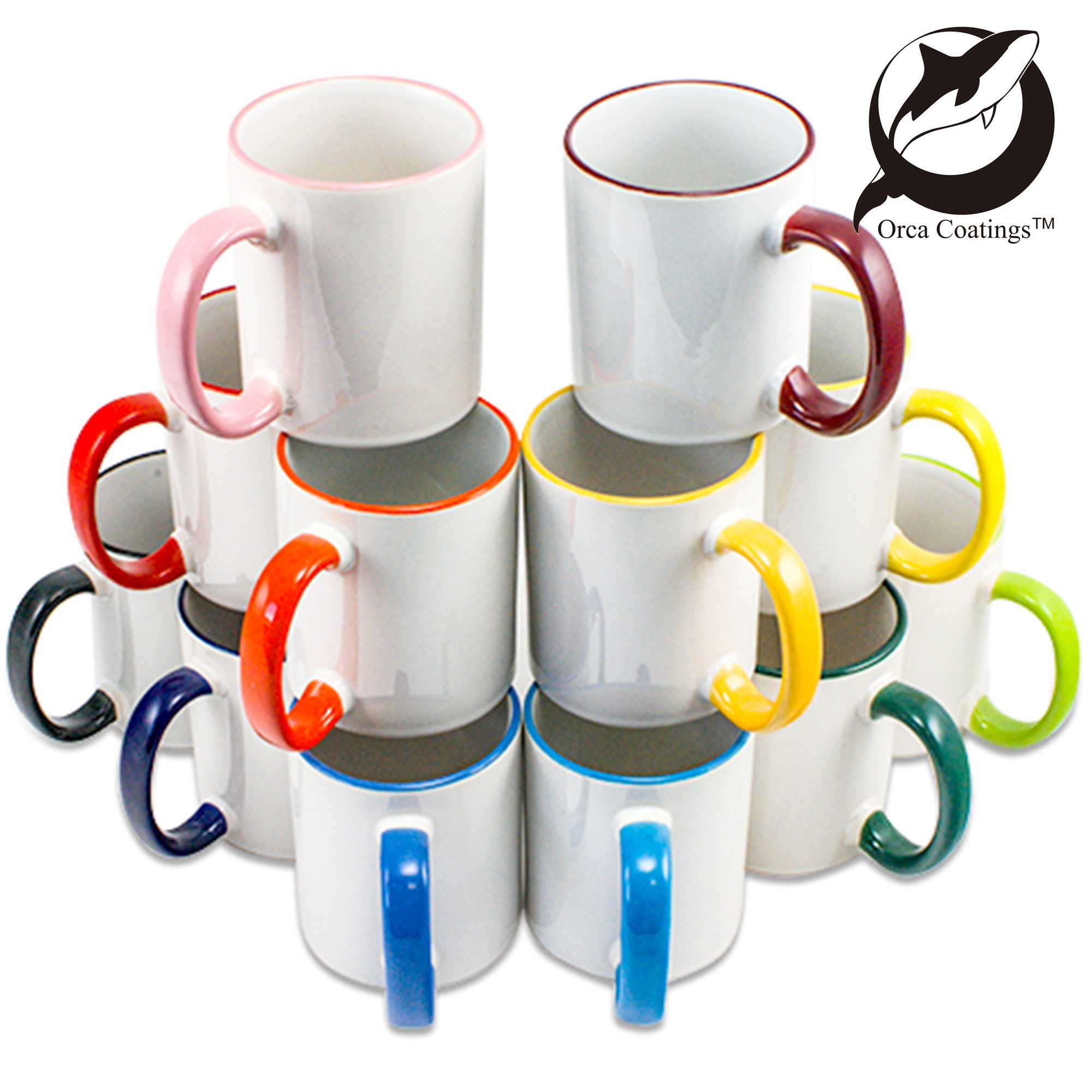 Startset RIM & HANDLE 11oz, Orca™ Coating, 36 Tassen