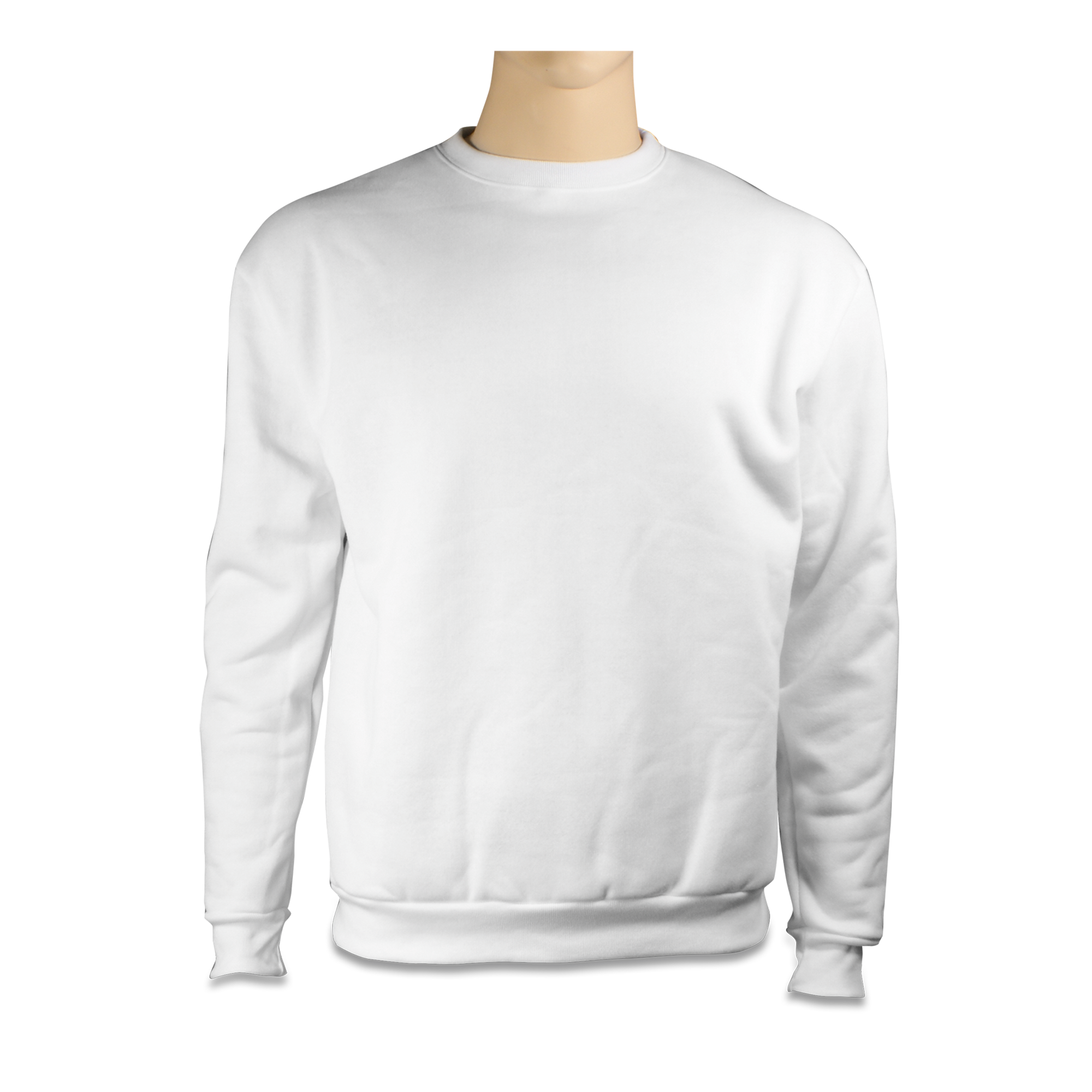 Sweatshirt Basic, couleur White, diverses tailles