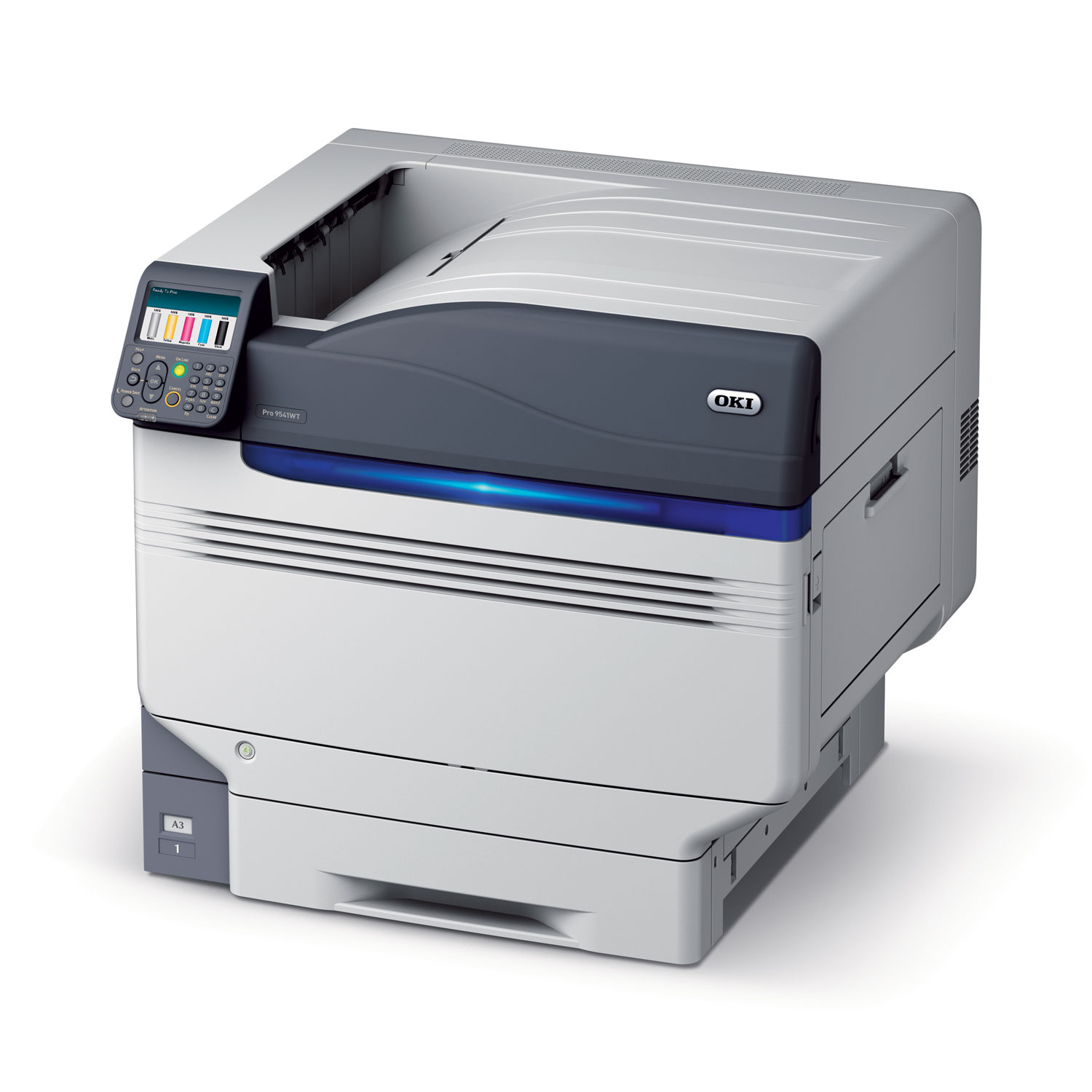 Startpaket 5-Farb-Digital-Transferdrucker, OKI Pro9541WT, DIN A3+, bestehend aus: Startpaket 5-Farb-Digital-Transferdrucker, OKI Pro9541WT, DIN A3+, bestehend aus: