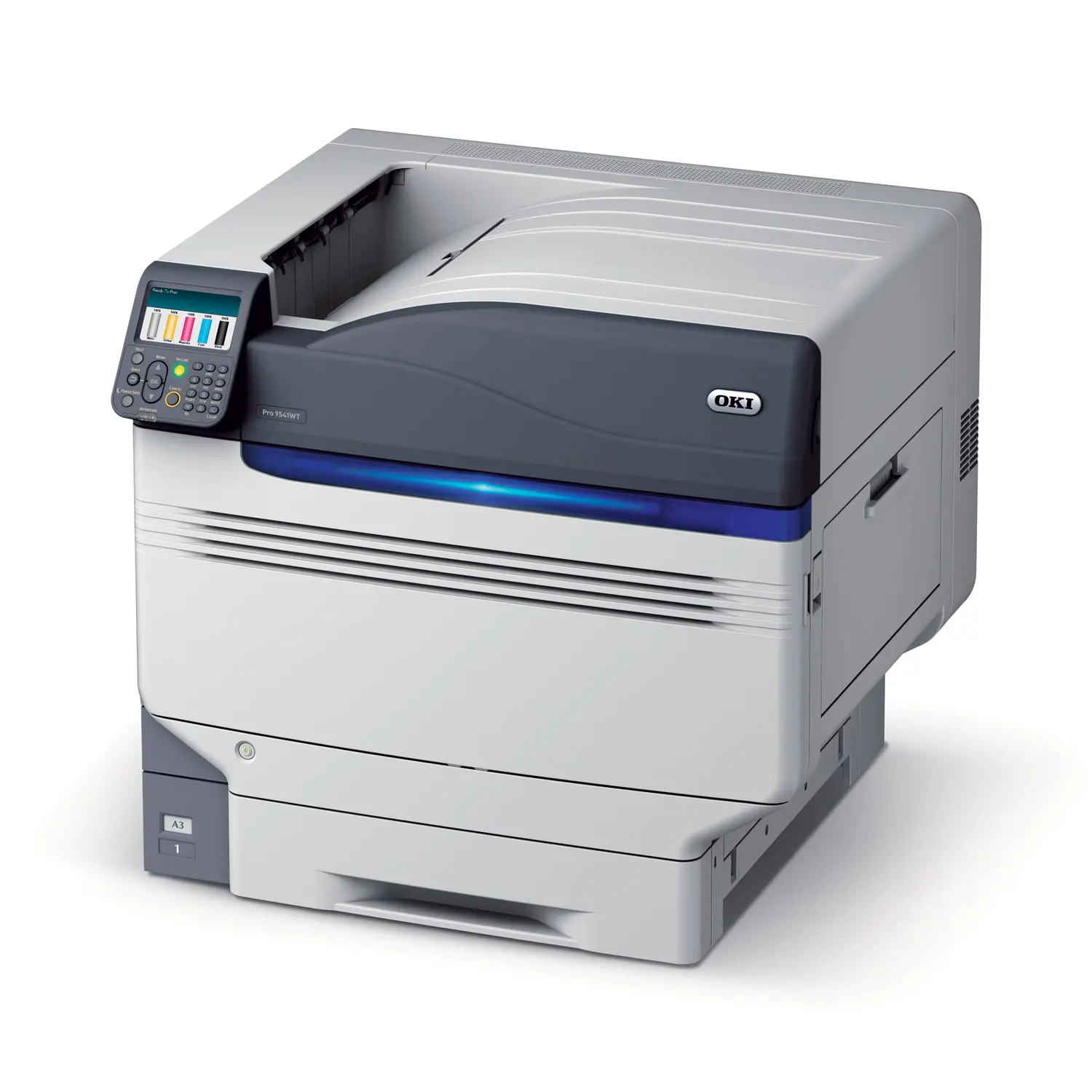 Starter kit 5-color digital printer, OKI Pro9541WT, A3+, consisting of: