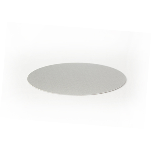 Alu-Namensschild 47 x 76 mm, 0,5 mm stark, Oval, div. Farben