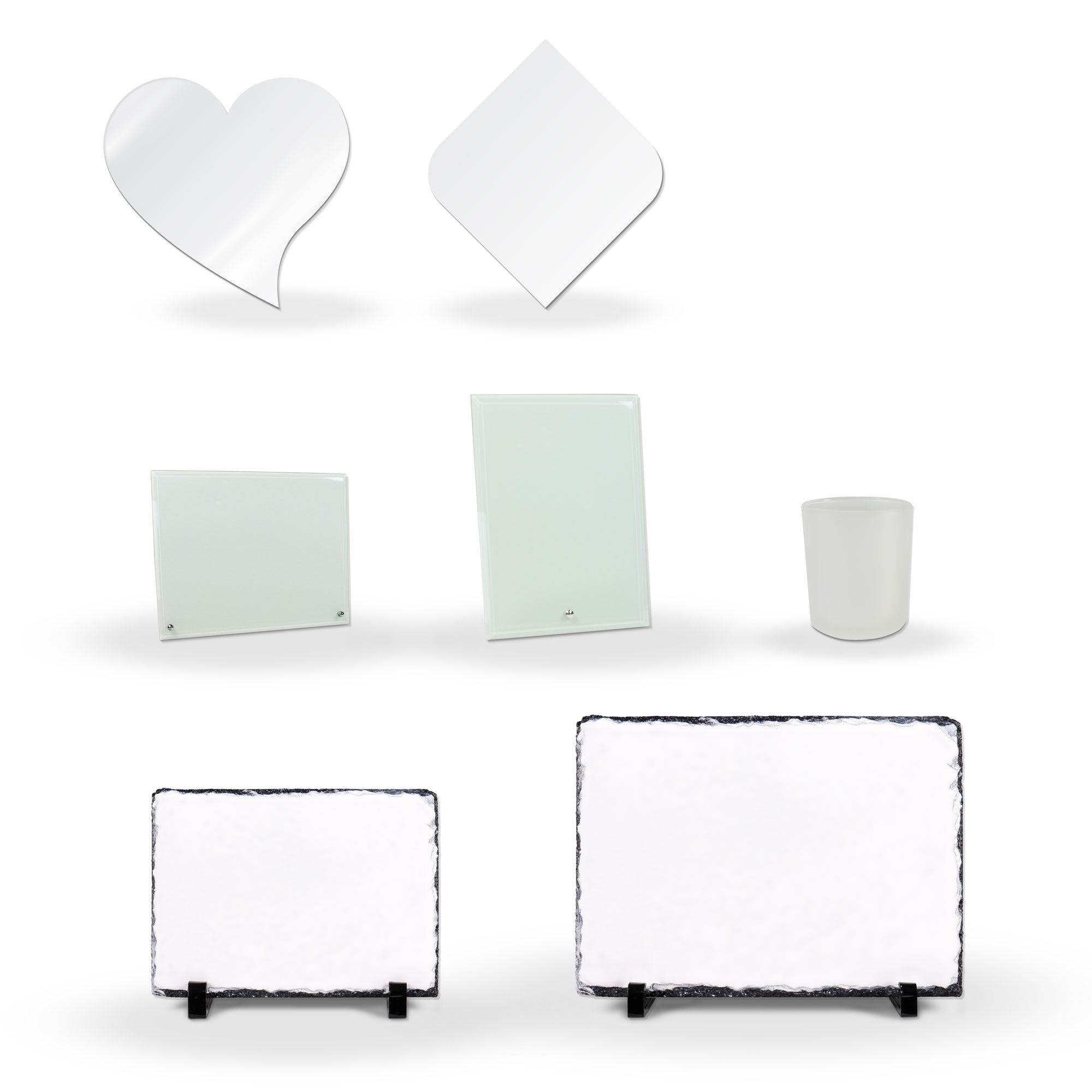 Sales sample set for funeral homes, consisting of: